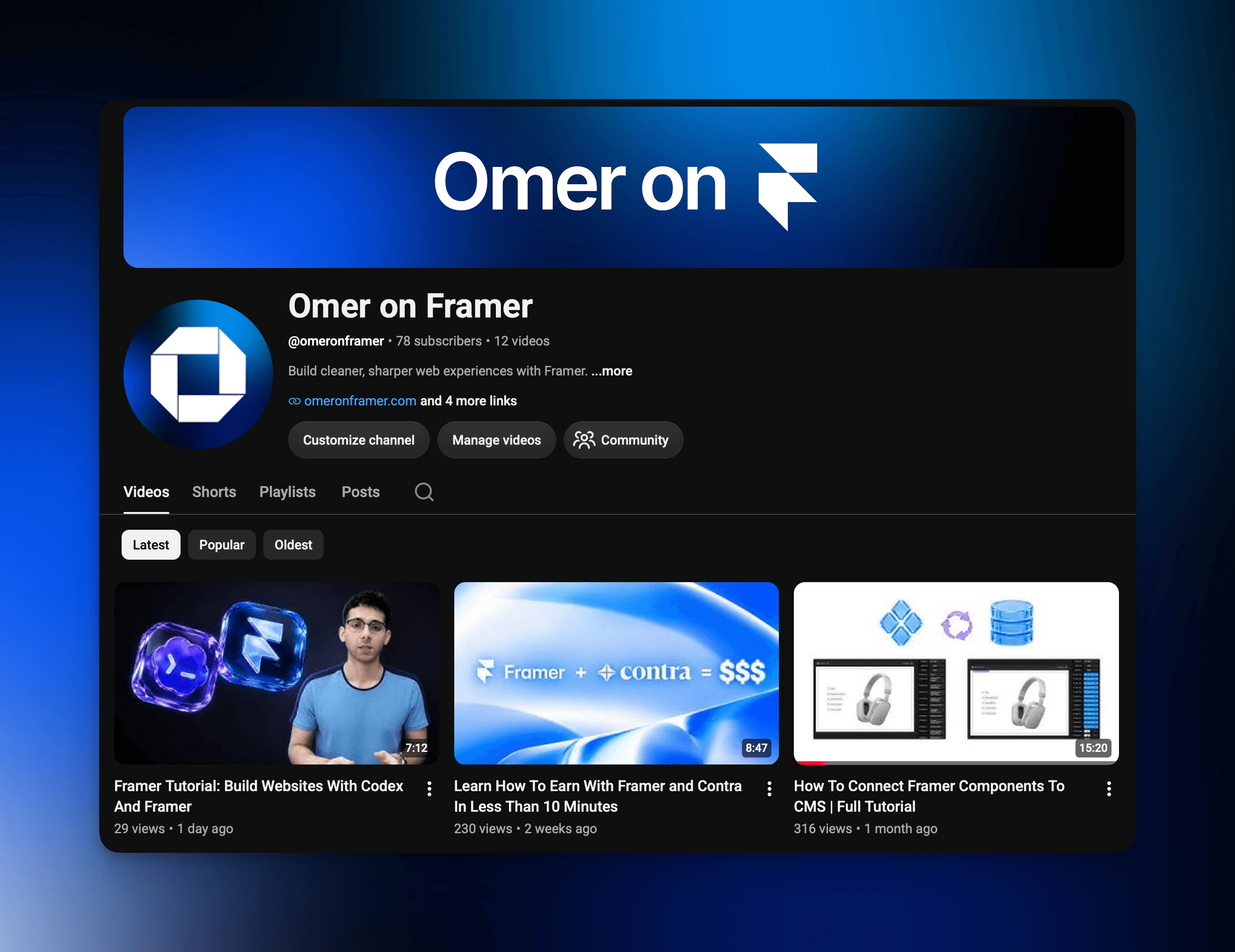 I post Framer tutorials and business videos → @omeronframerReply to this post with what you would like to learn in Framer or think more people should learn!