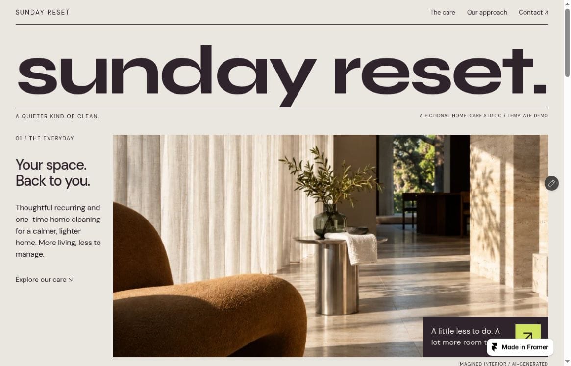 Sunday Reset