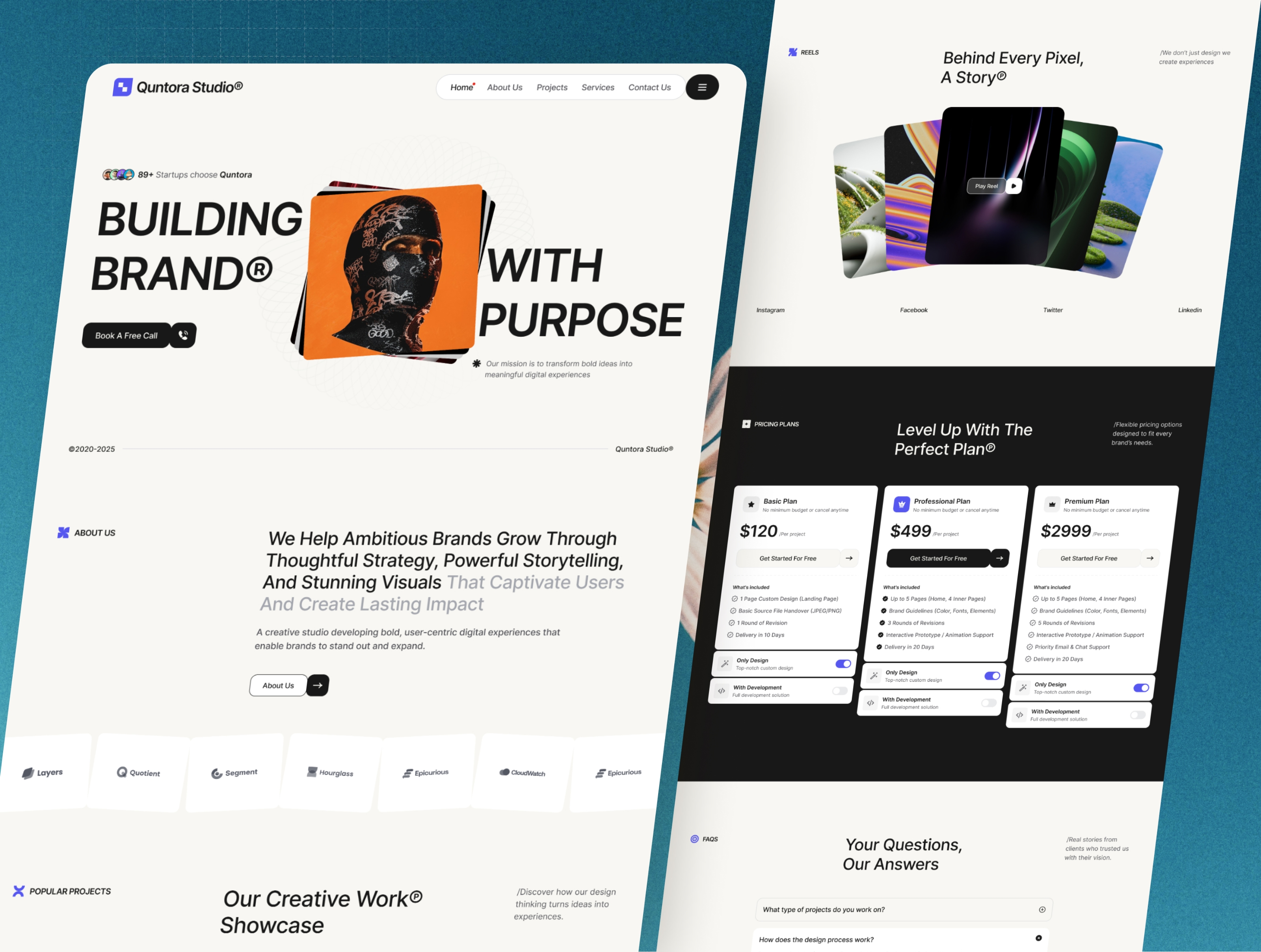 Meet Quntora® - a bold Framer template crafted for creative studios, agencies, and ambitious brands. ✦Built with a clean visual system, expressive layouts, and conversion-focused sections to help your agency stand out and turn ideas into experiences.Now available on Framer. 🚀Check it out and make it yours.