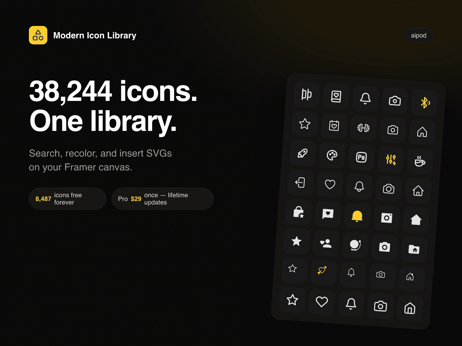Modern Icon Library