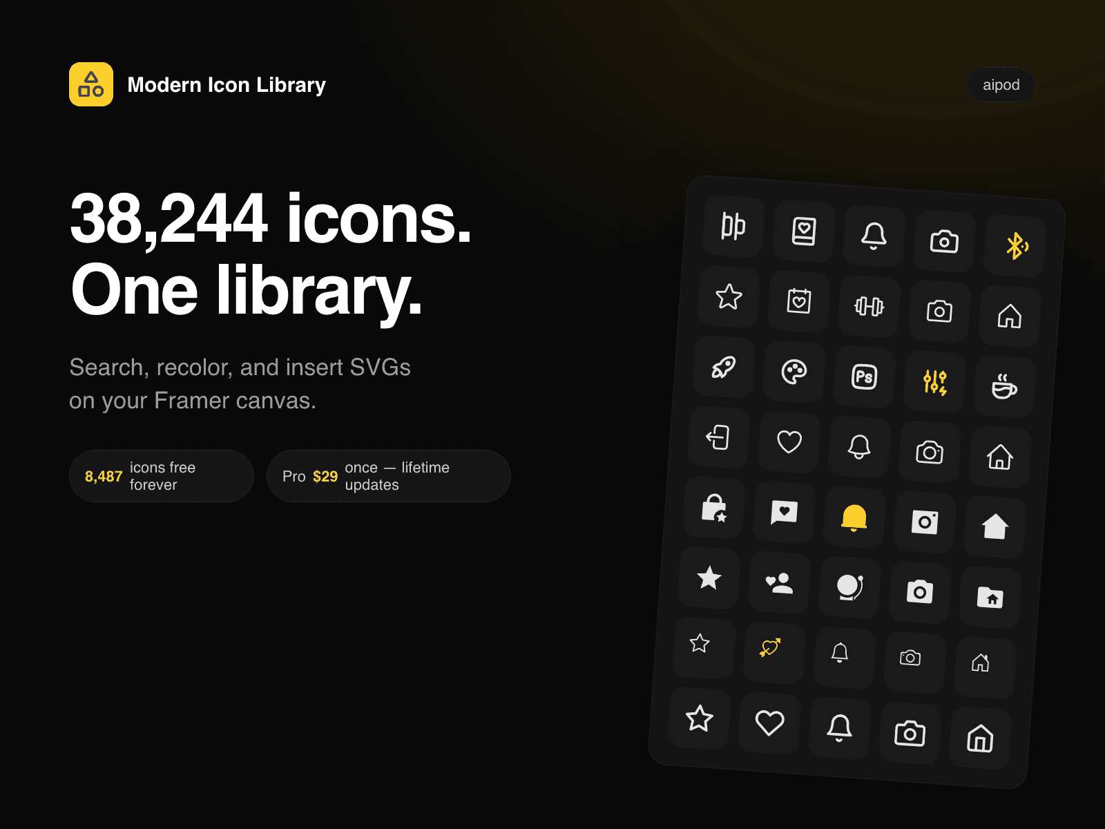 Modern Icon Library