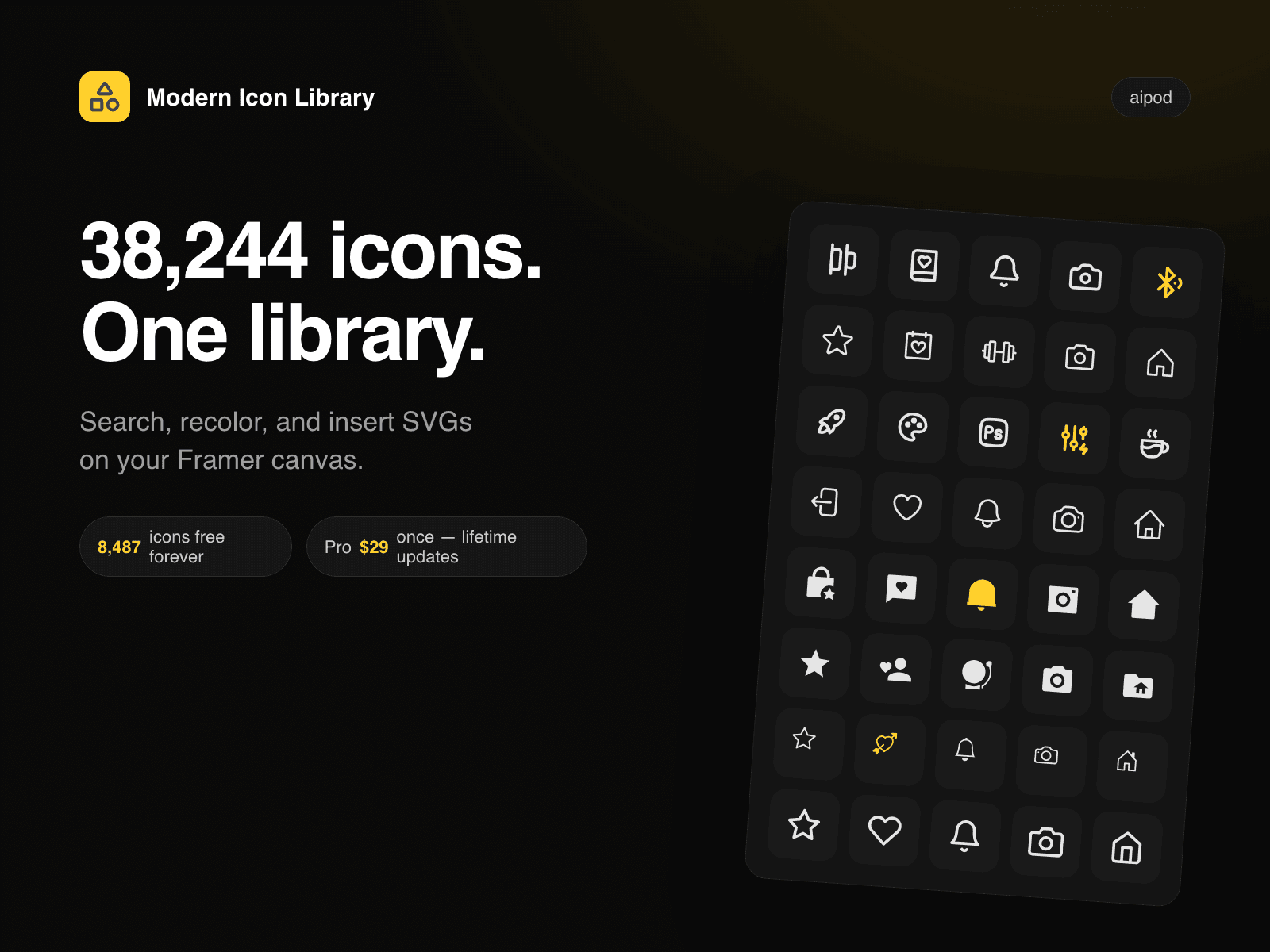 Modern Icon Library