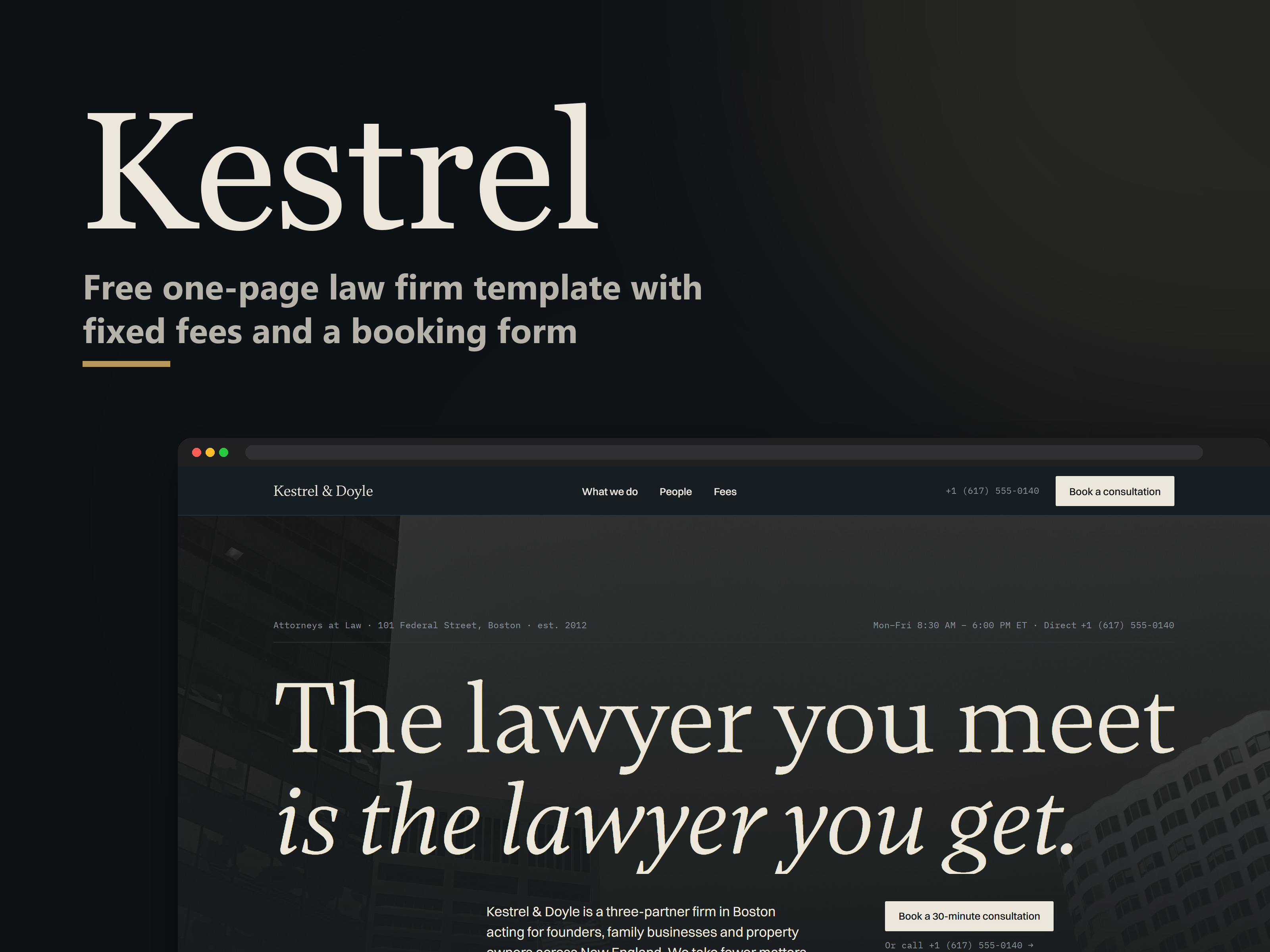 Kestrel Law