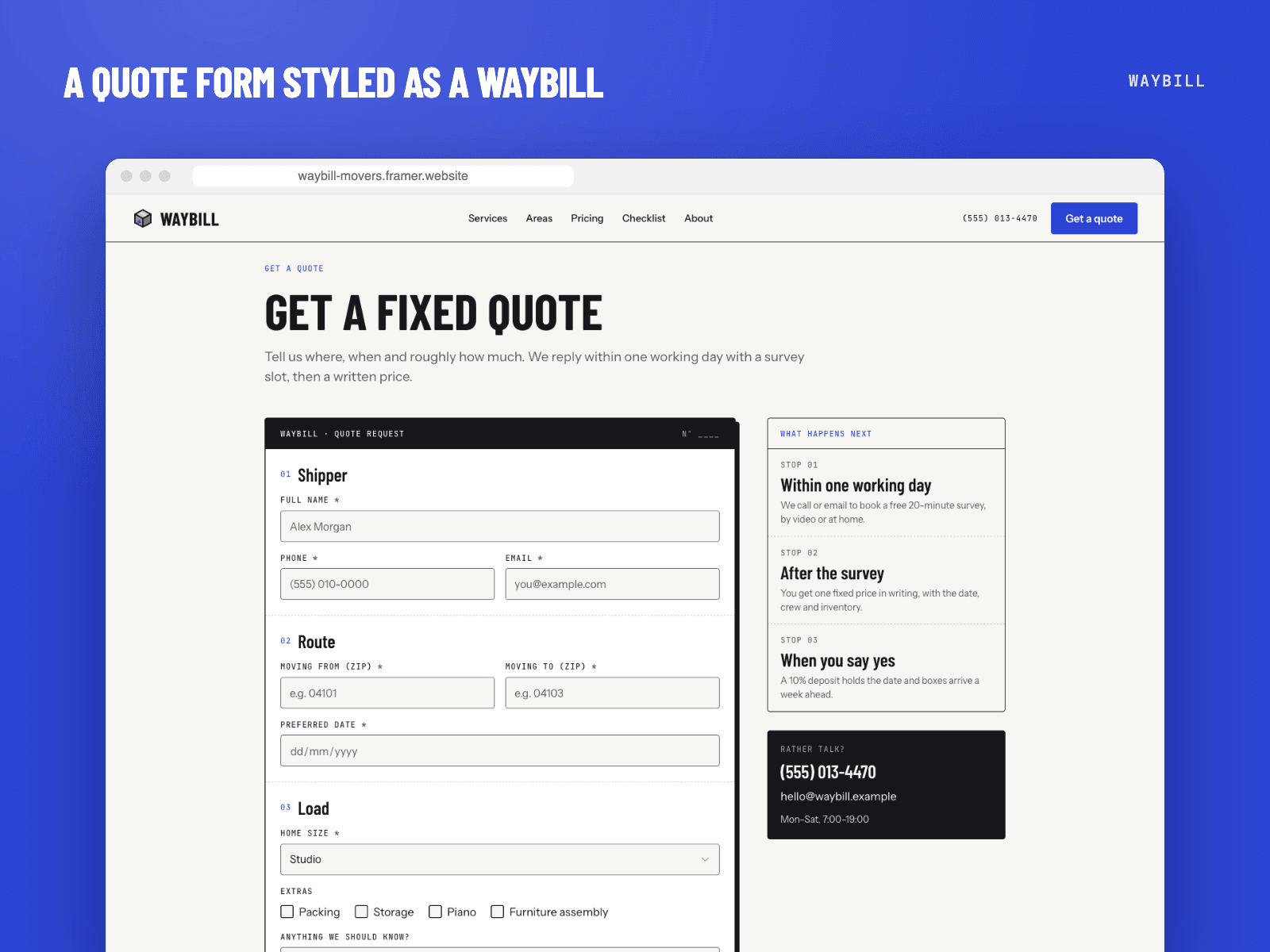 Waybill