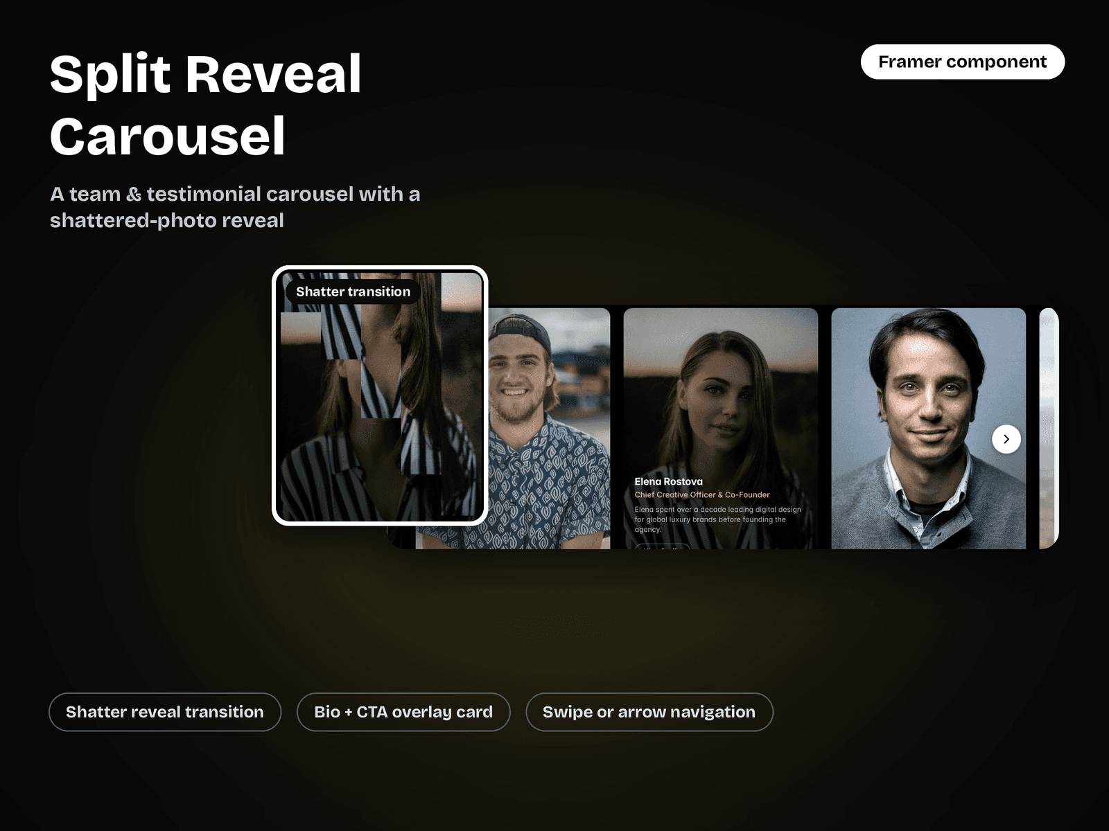 SplitReveal Carousel