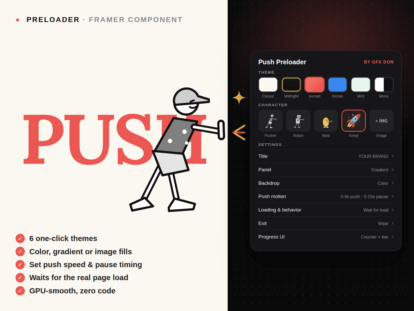 Push Preloader