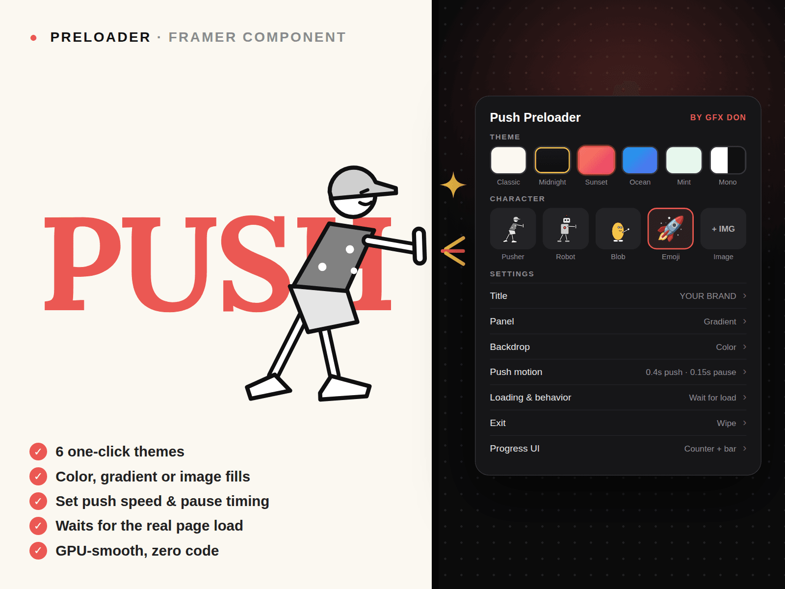 Push Preloader