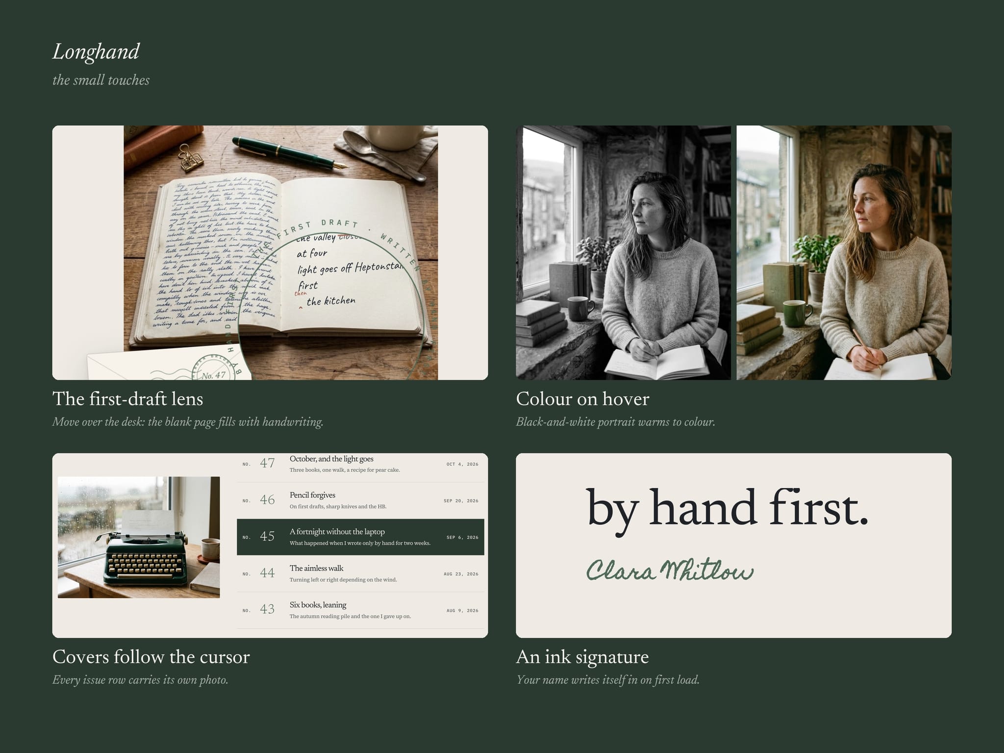 Longhand