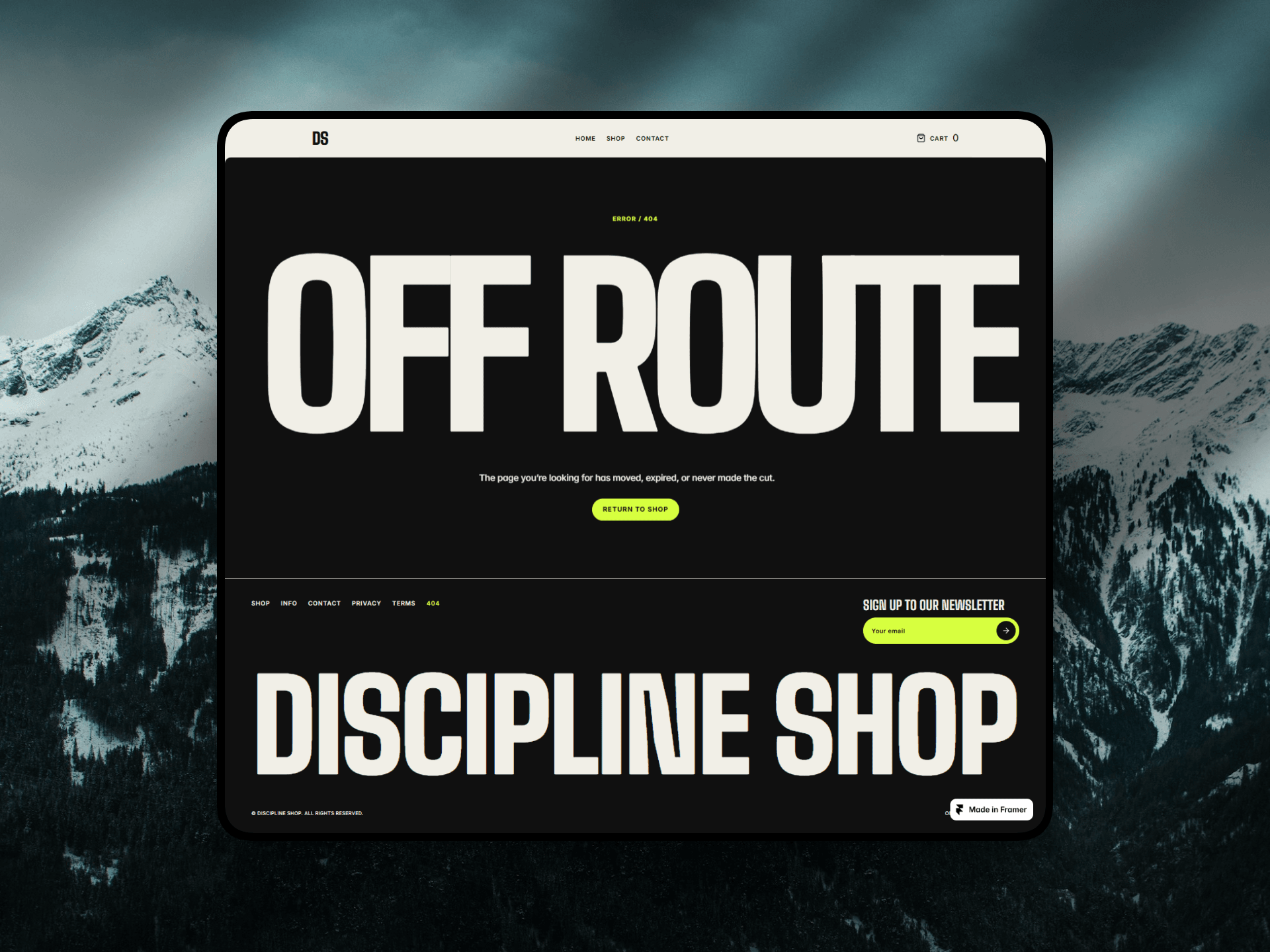 Discipline