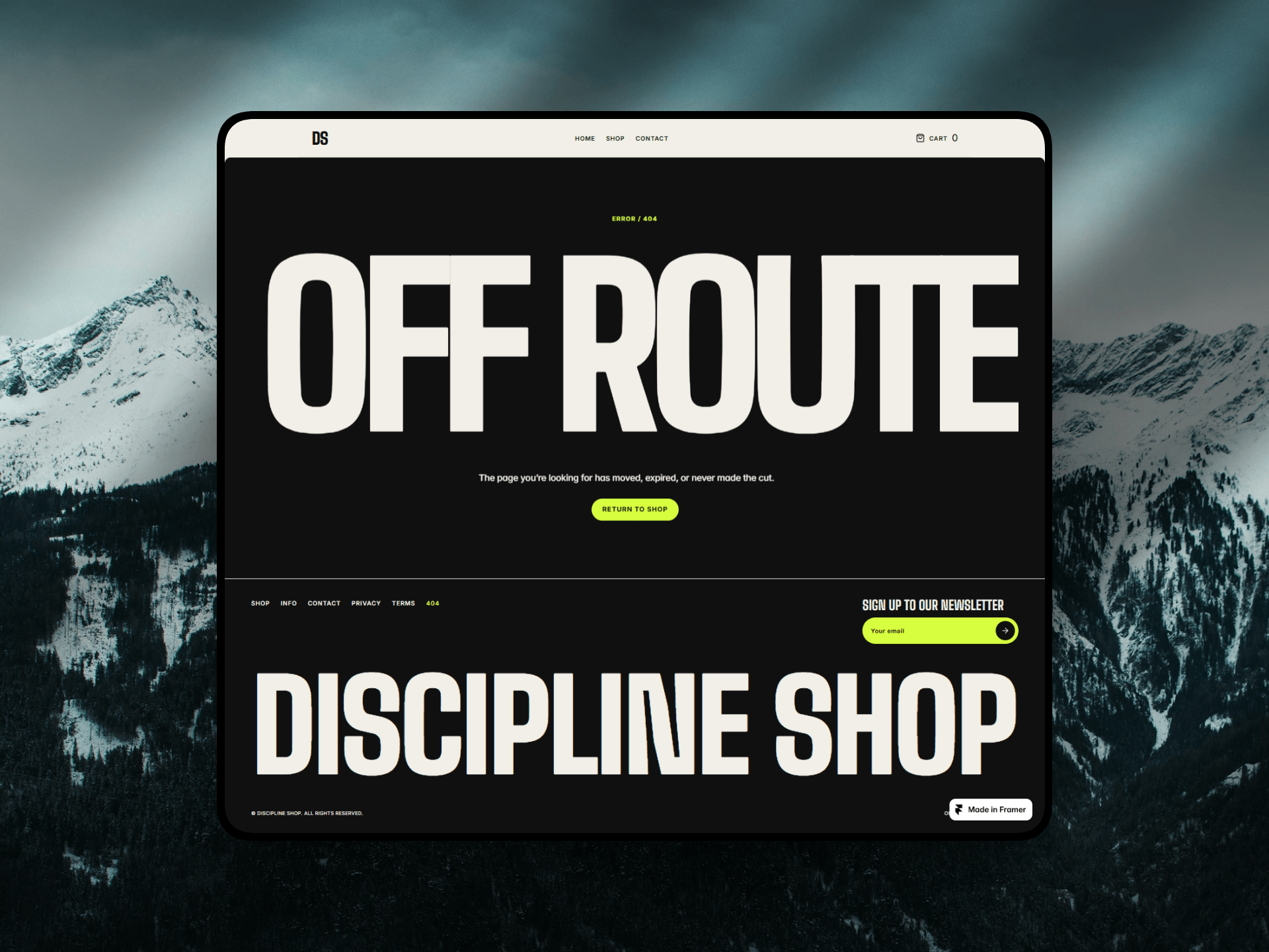 Discipline