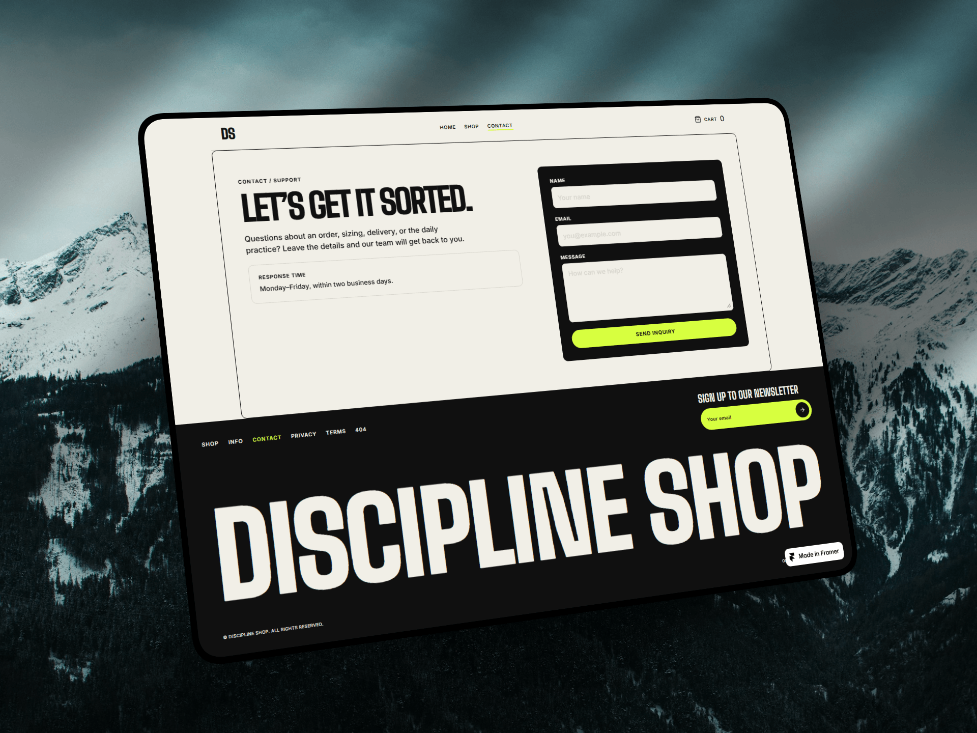 Discipline