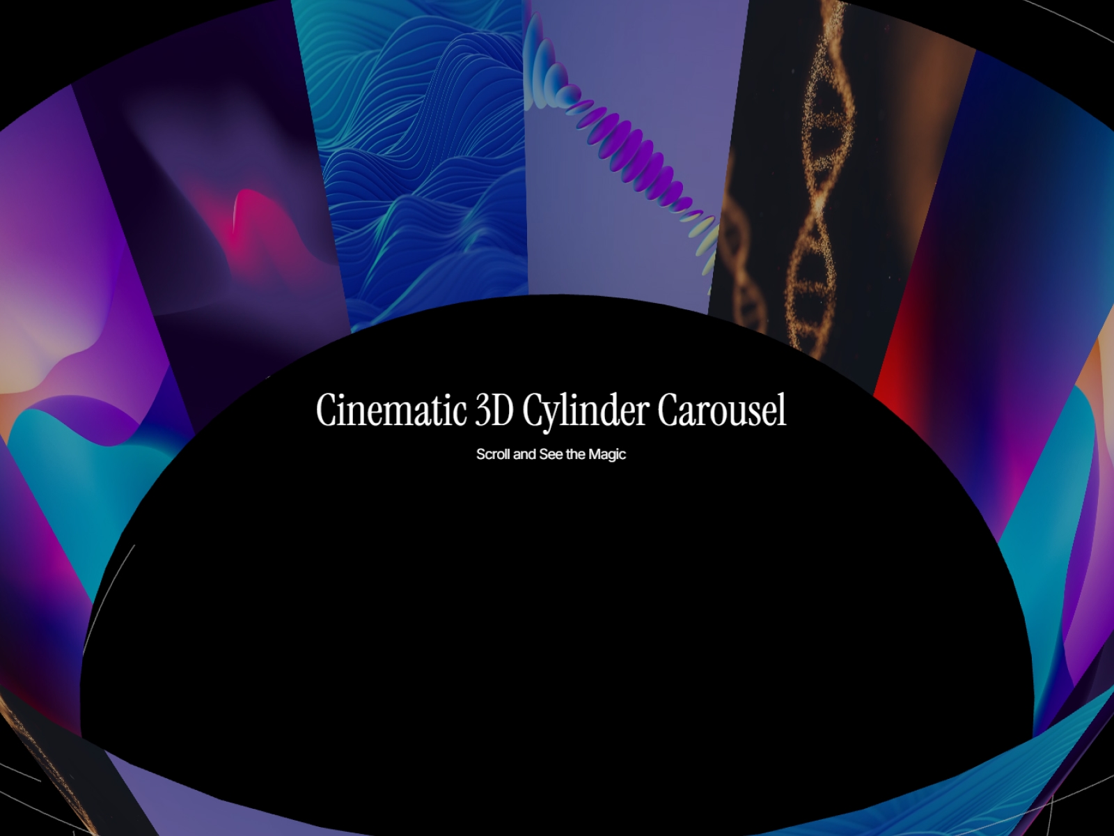 3D Cylinder Carousel