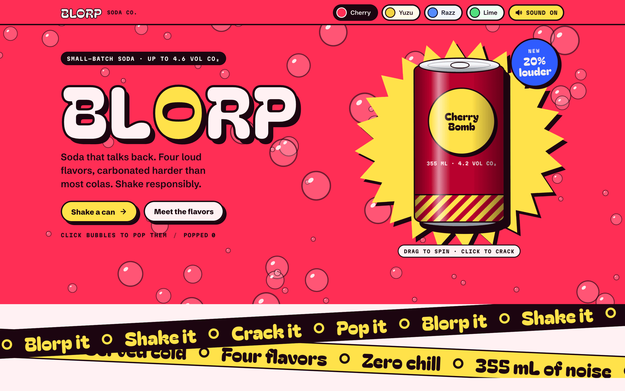 BLORP Soda Co.