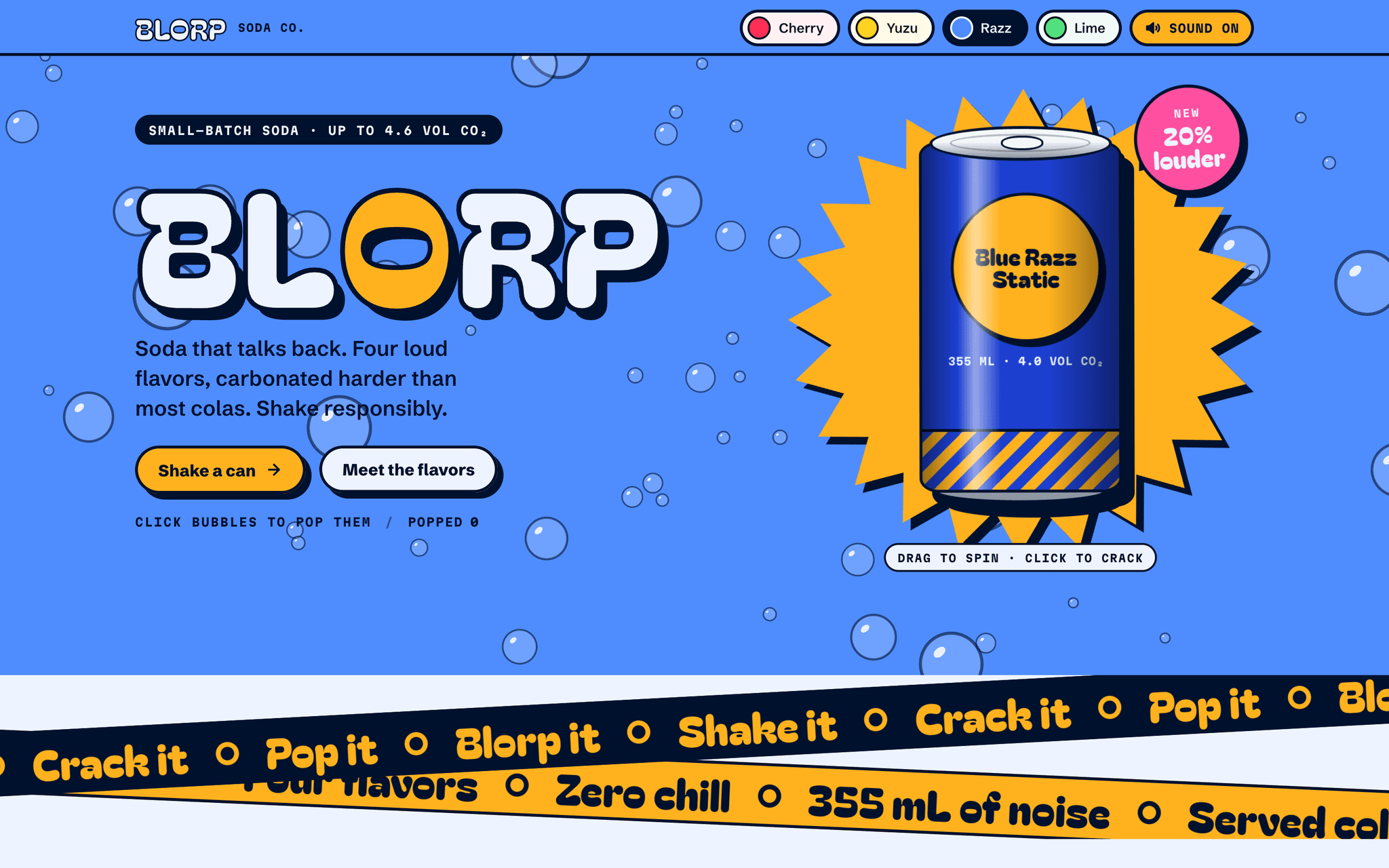BLORP Soda Co.
