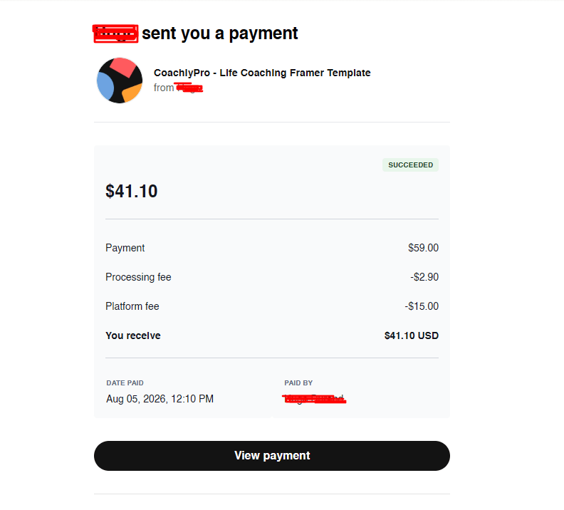 I just made my first sale on the Framer Marketplace! 🎉It's a small milestone, but seeing someone purchase a template I designed feels incredibly rewarding.This is the template that got its first customer: Coachlypro - Life coaching Framer templateExcited to keep improving, launching more templates, and learning along the way. Thanks to everyone who's supported my work! 🚀#Framer #TemplateDesign #WebDesign #UIDesign #ProductDesign #IndieMaker #DesignCommunity #FirstSale