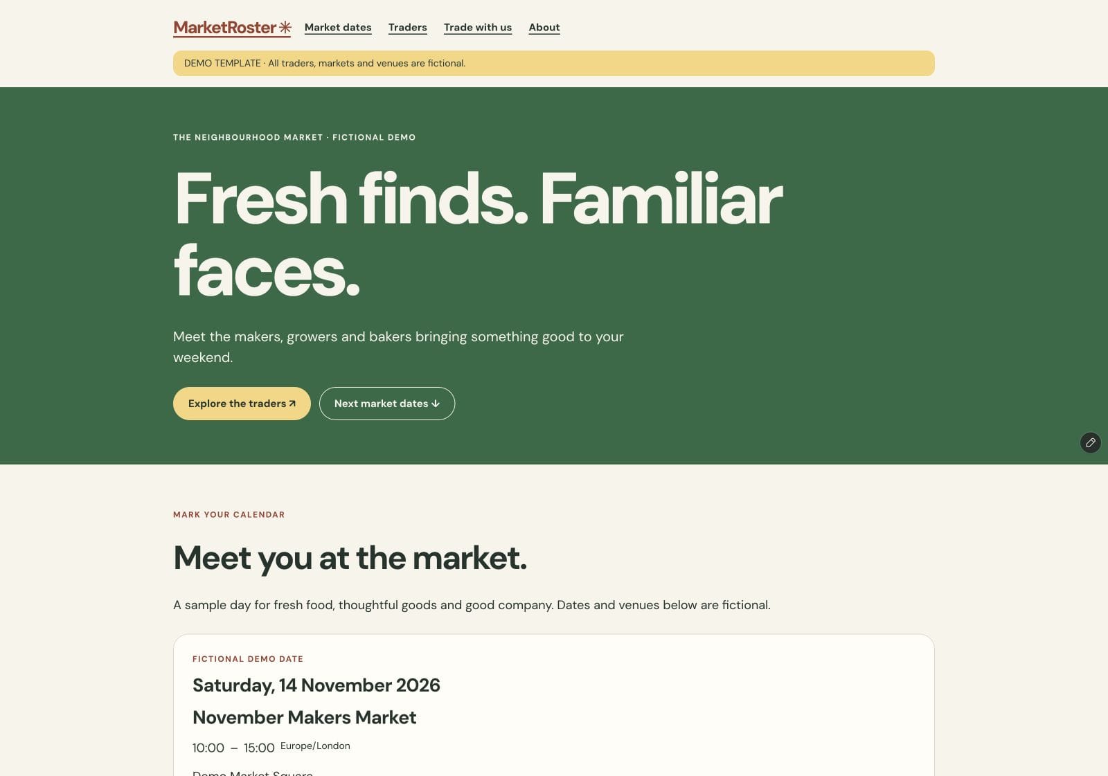 MarketRoster