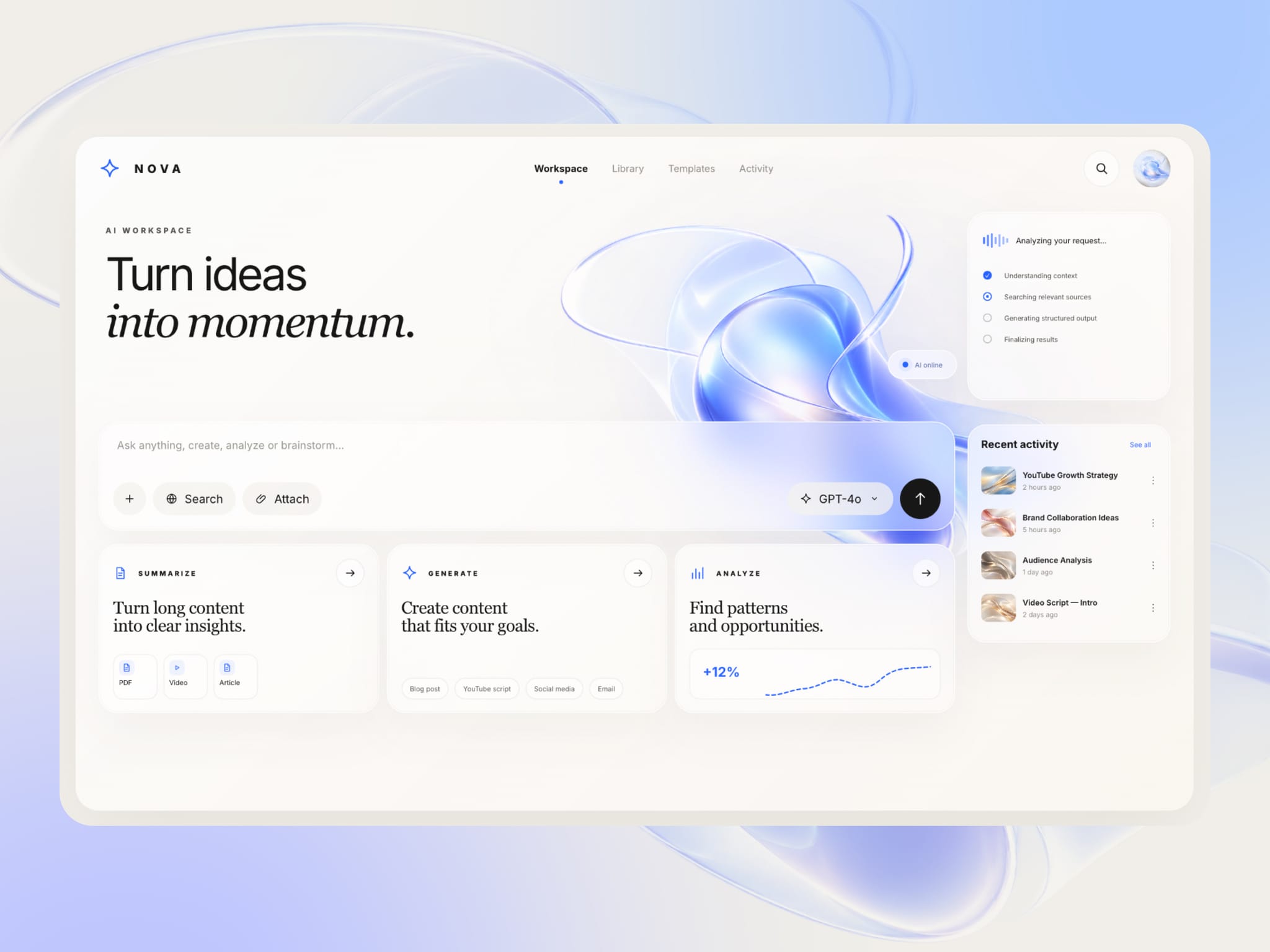 NOVA AI Workspace