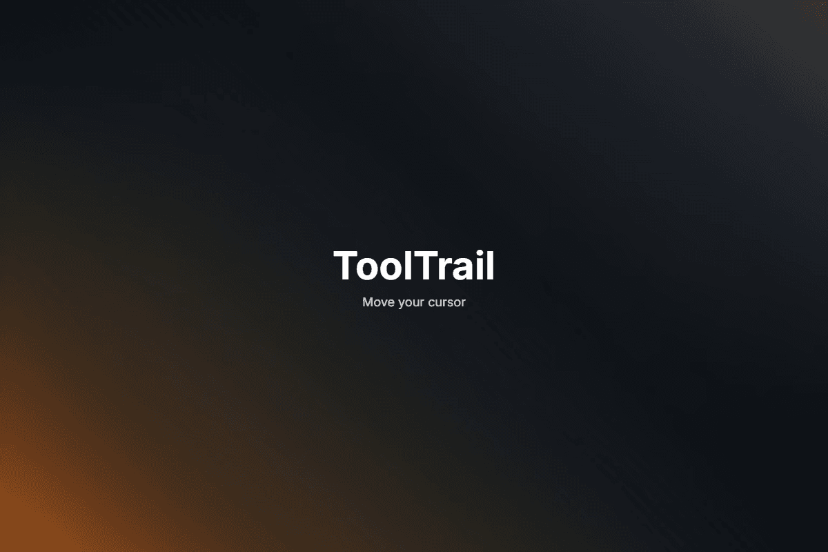 ToolTrail Cursor FX