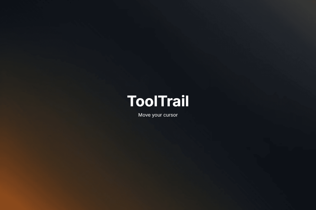 ToolTrail Cursor FX