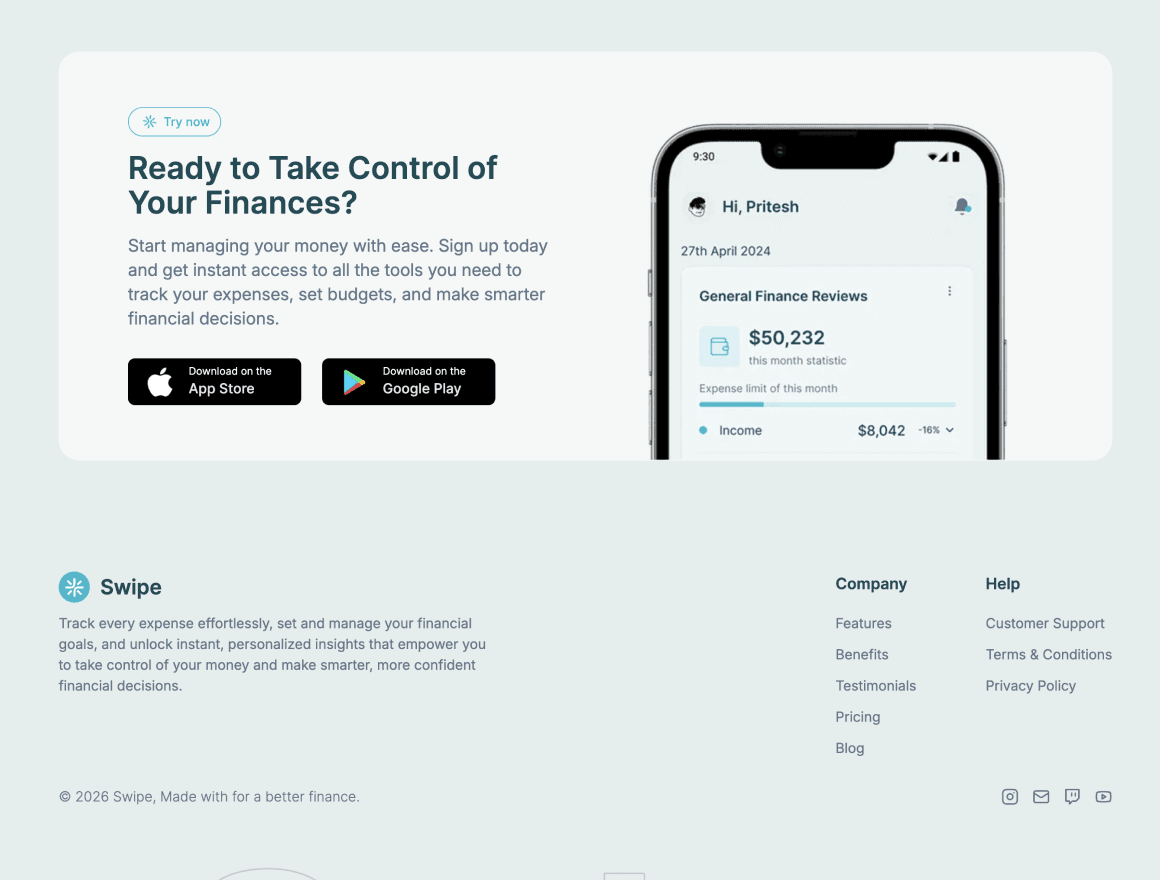 Swipe Mobile App