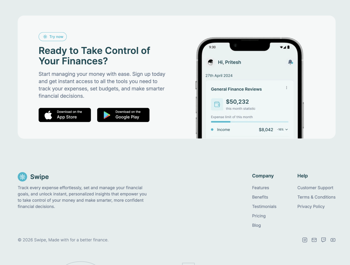 Swipe Mobile App