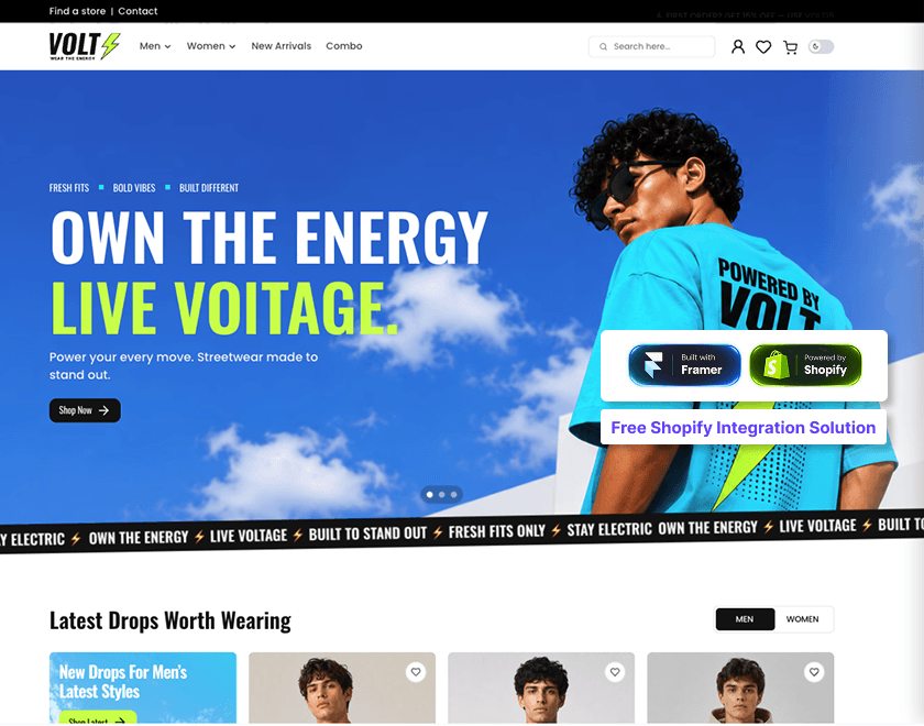 Volt Shopify
