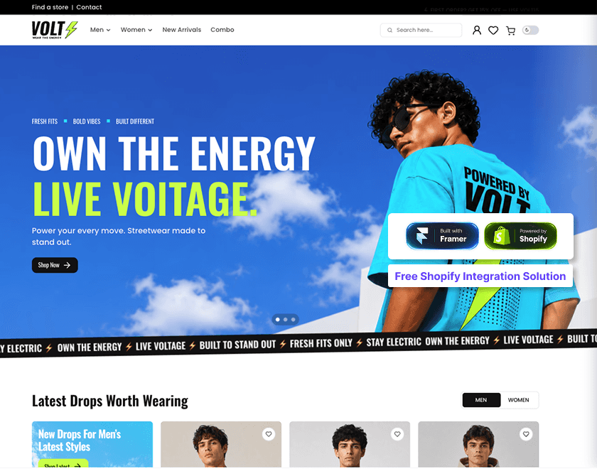 Volt Shopify
