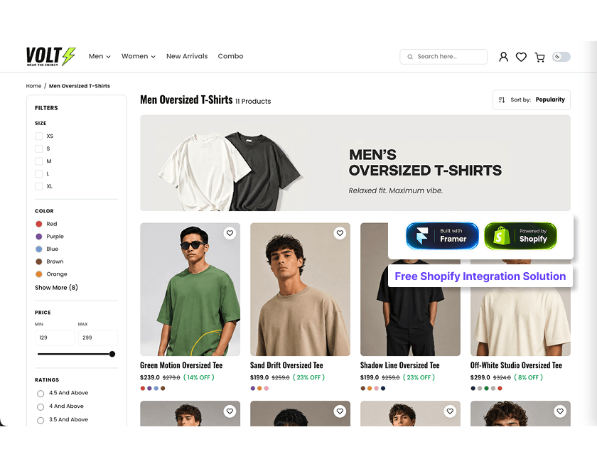 Volt Shopify