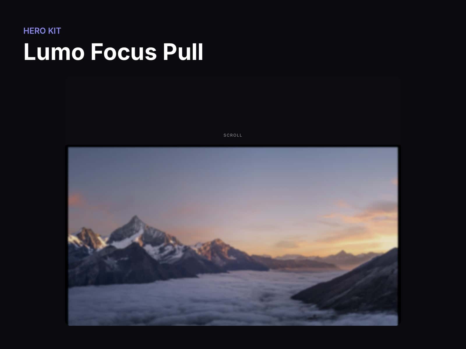 Lumo Focus Pull