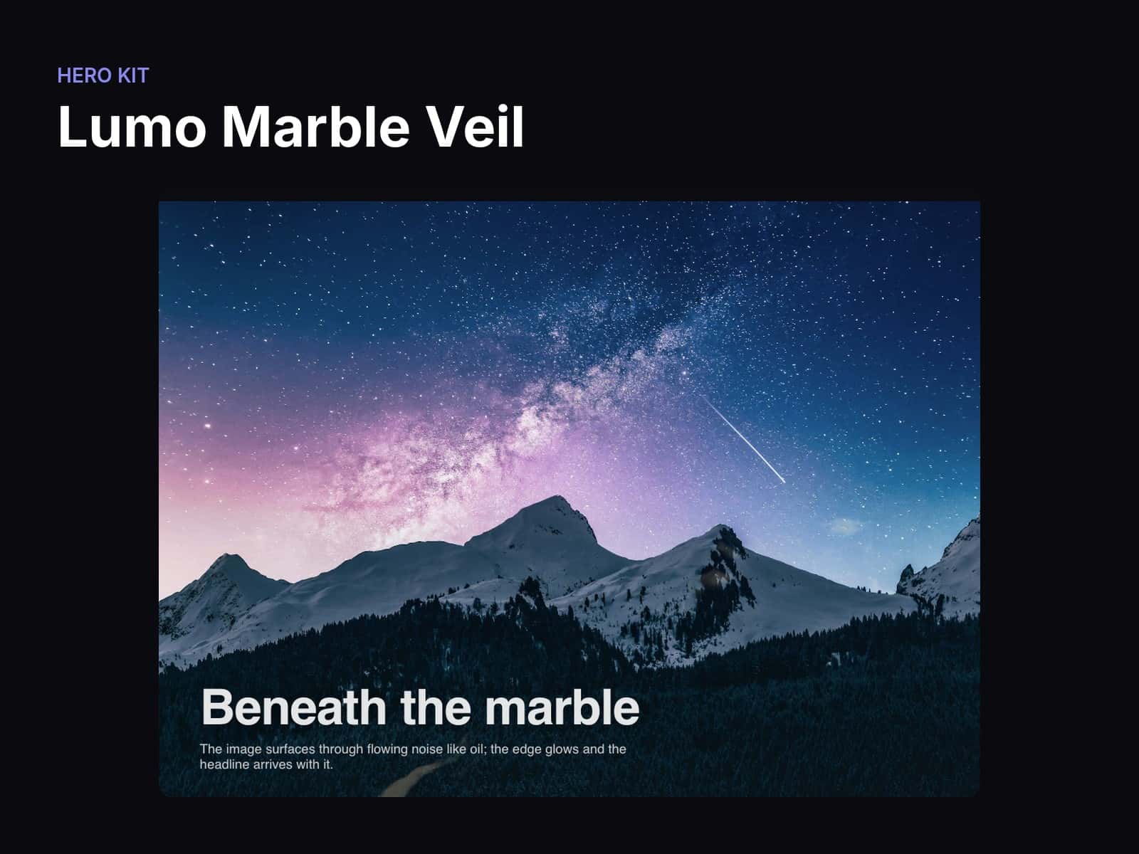 Lumo Marble Veil