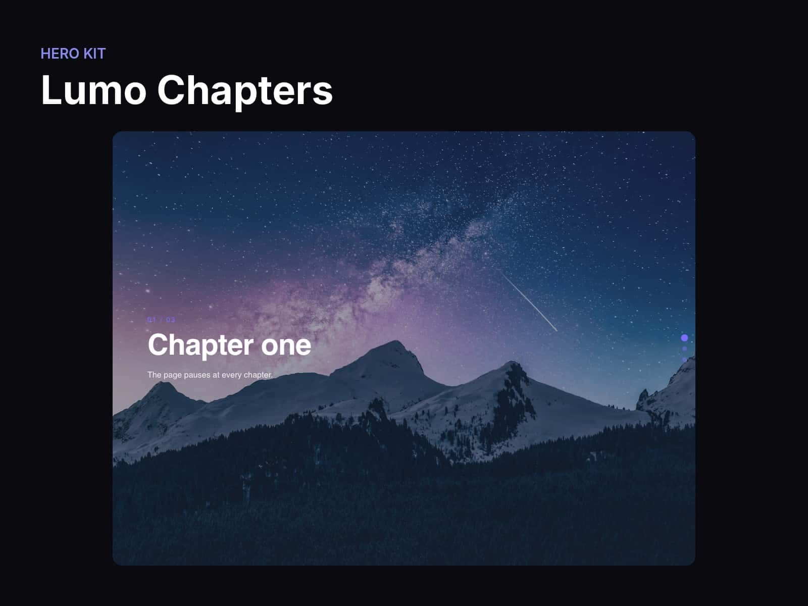 Lumo Chapters
