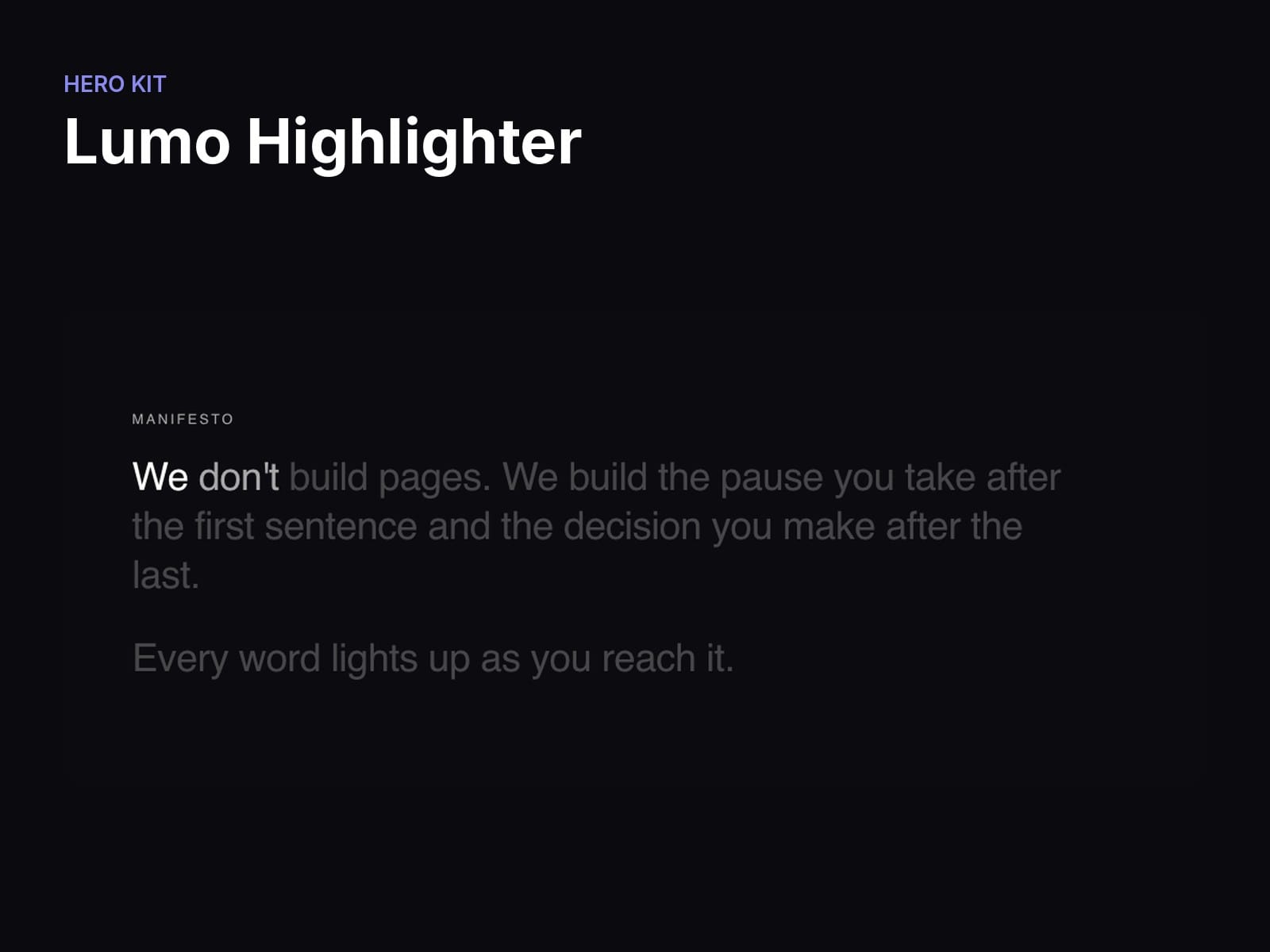 Lumo Flight Path