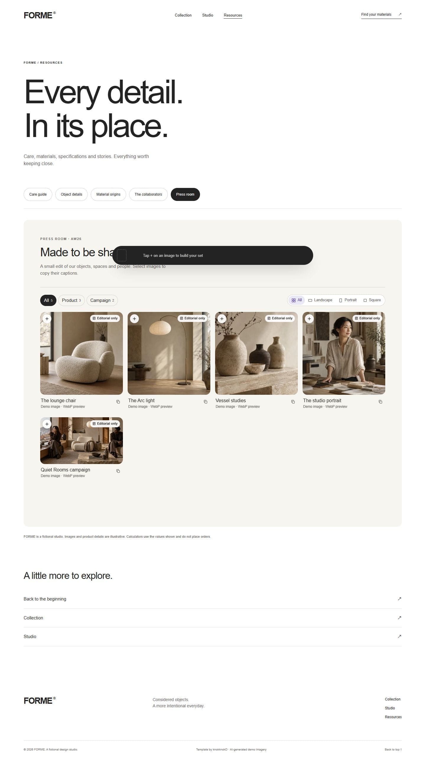 living studio