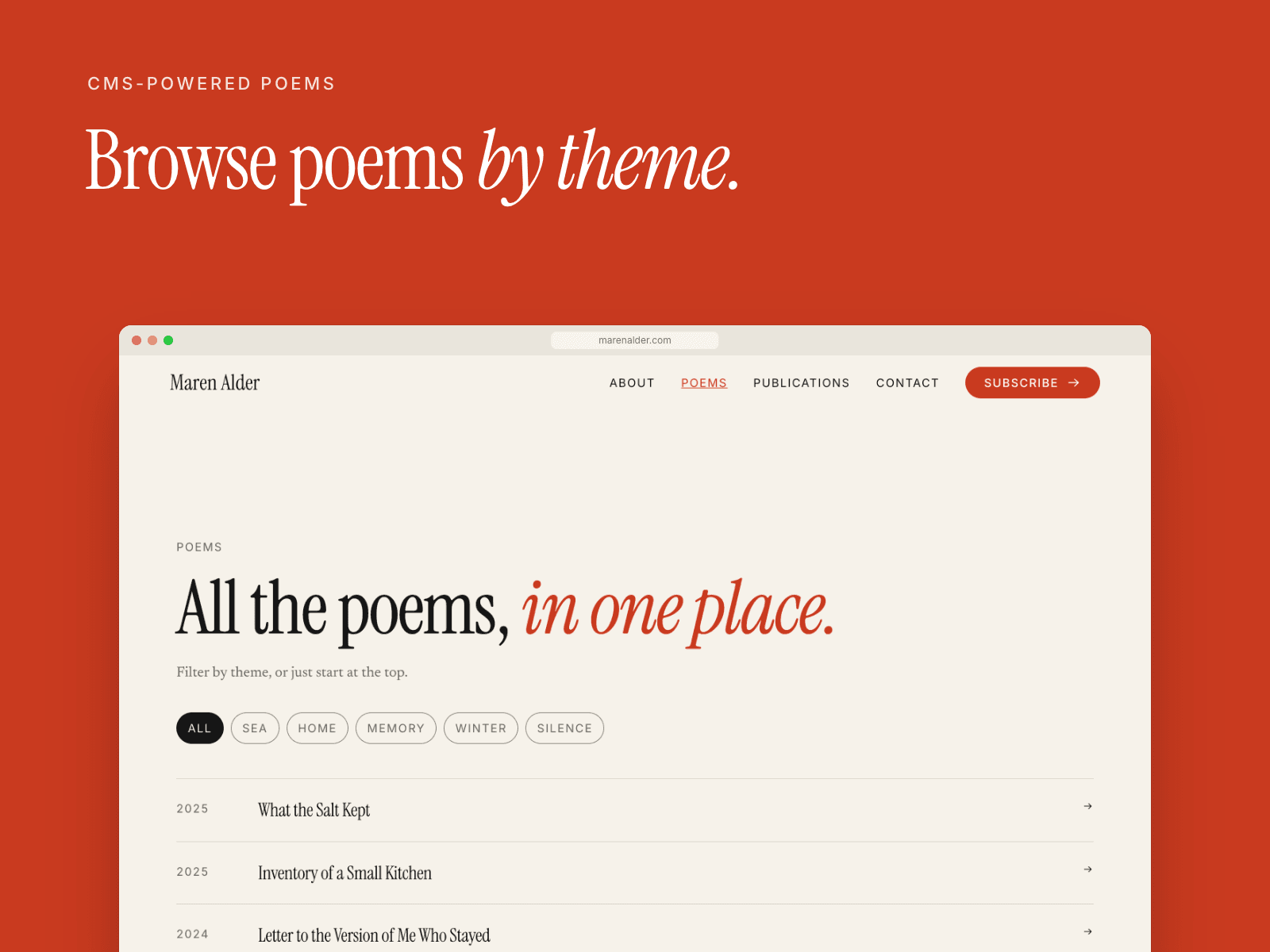 Verse for Poets