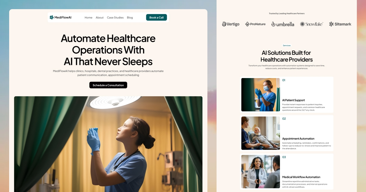Introducing MediFlowAI โ a clean, modern & conversion-focused Framer template for AI healthcare startups, HealthTech, medical SaaS, telehealth & automation agencies.๐ Free on the Framer Marketplace.Build smarter. Launch faster.๐https://shorturl.at/u476y#Framer #AI #HealthTech #Healthcare #FramerTemplates #SaaS #WebDesign