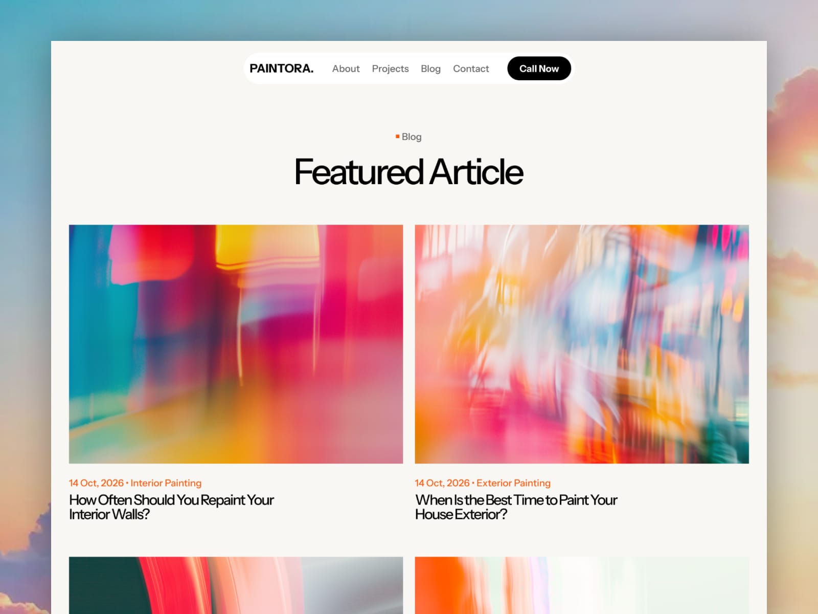 Paintora - Website