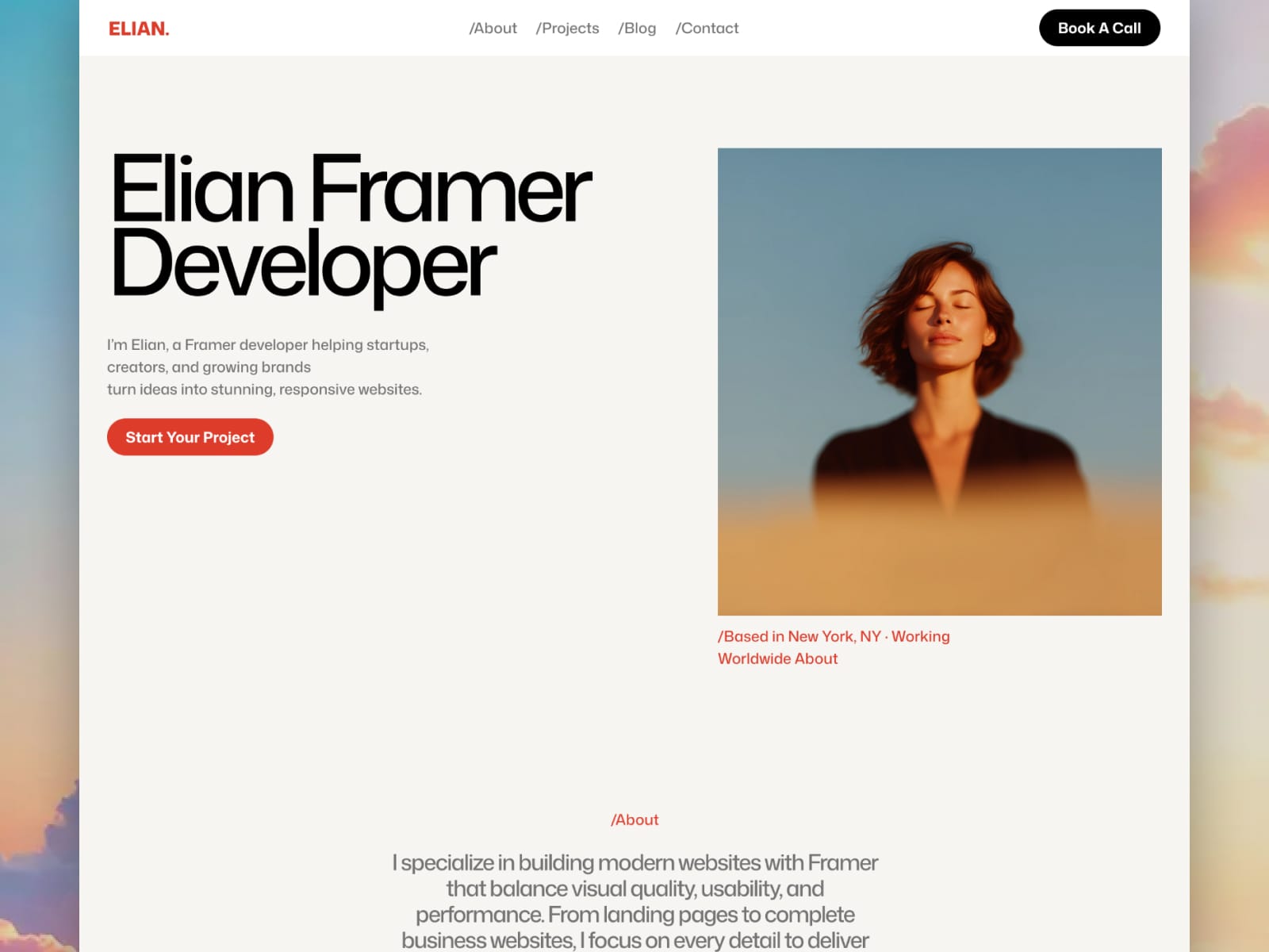Elian - Website