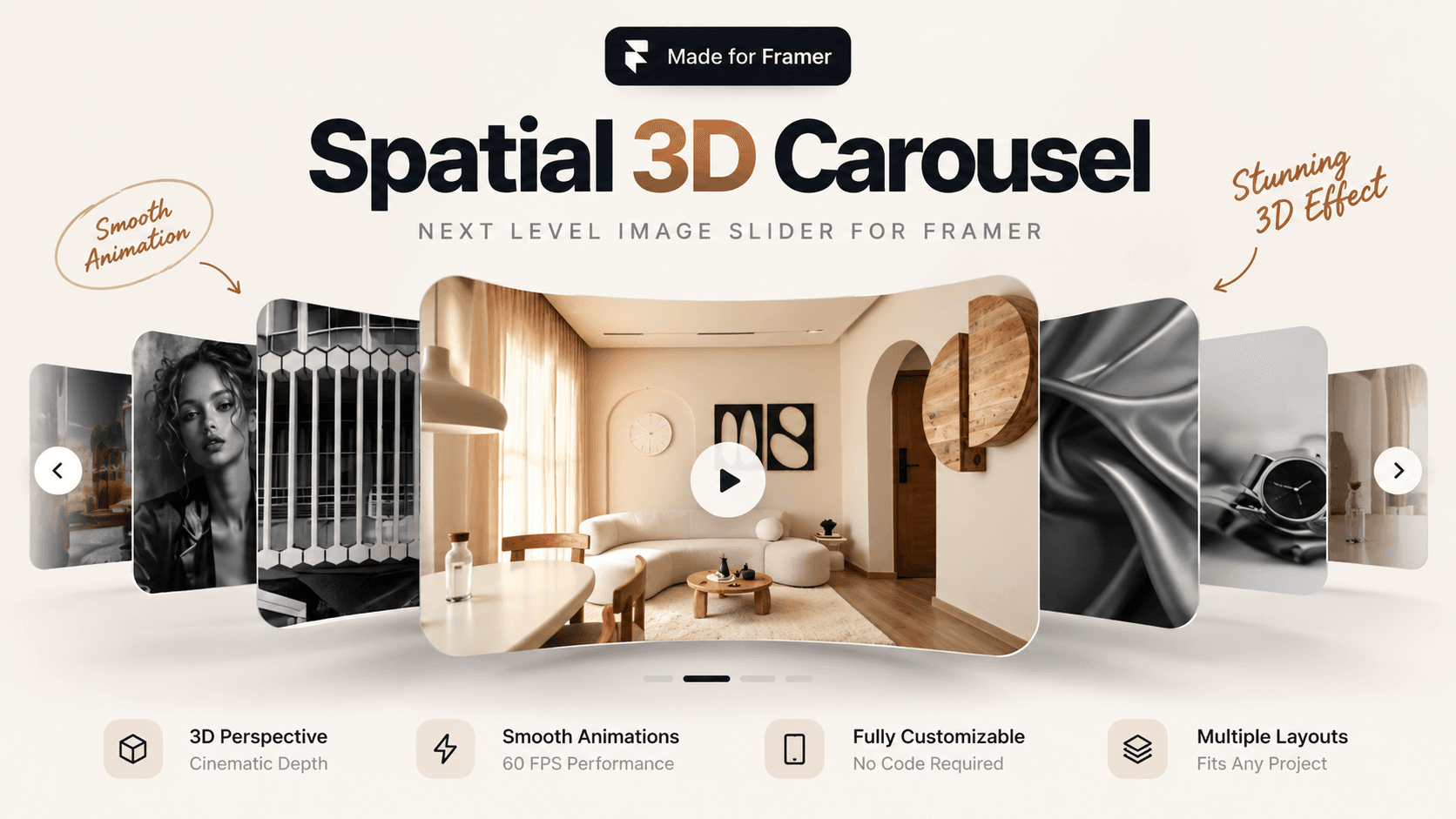 Spatial 3D Slider
