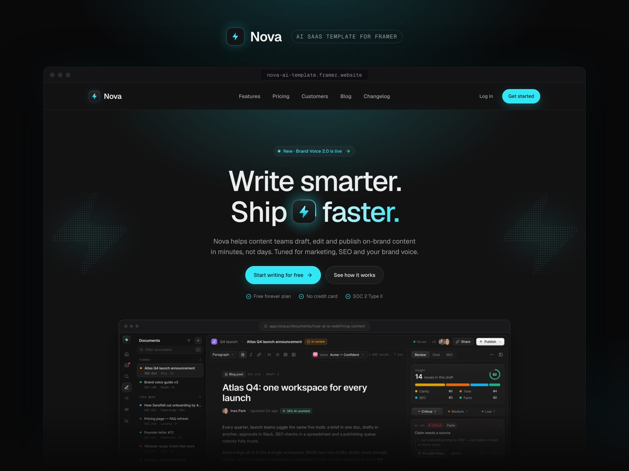 Nova Writer