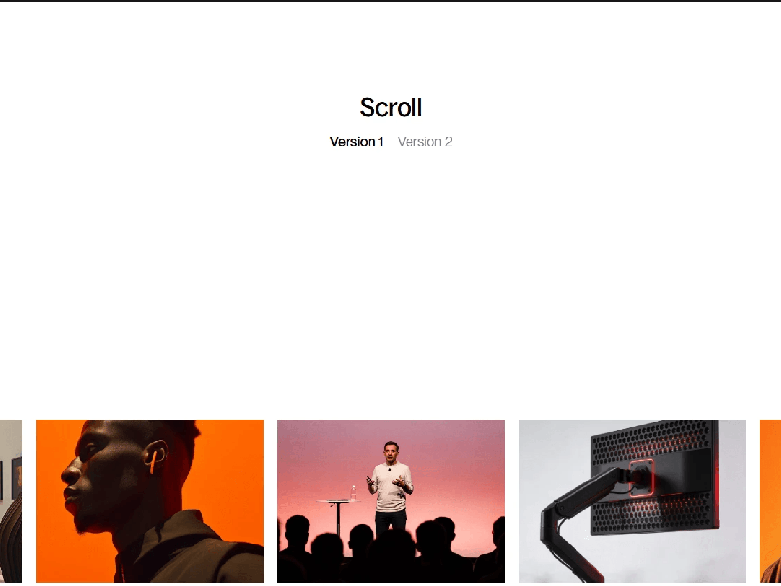 Parallax Grid Scroll