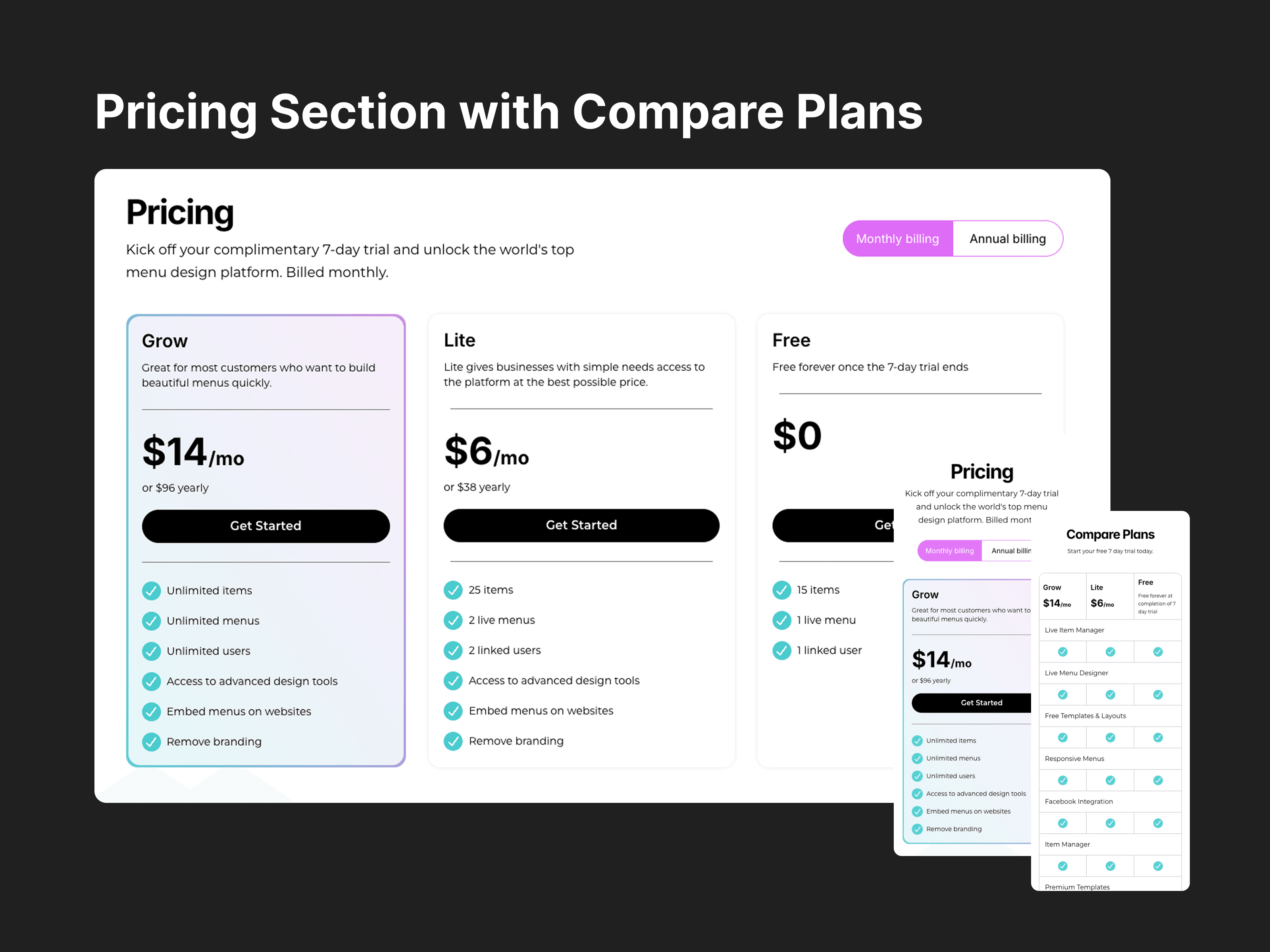 Pricing & Compare