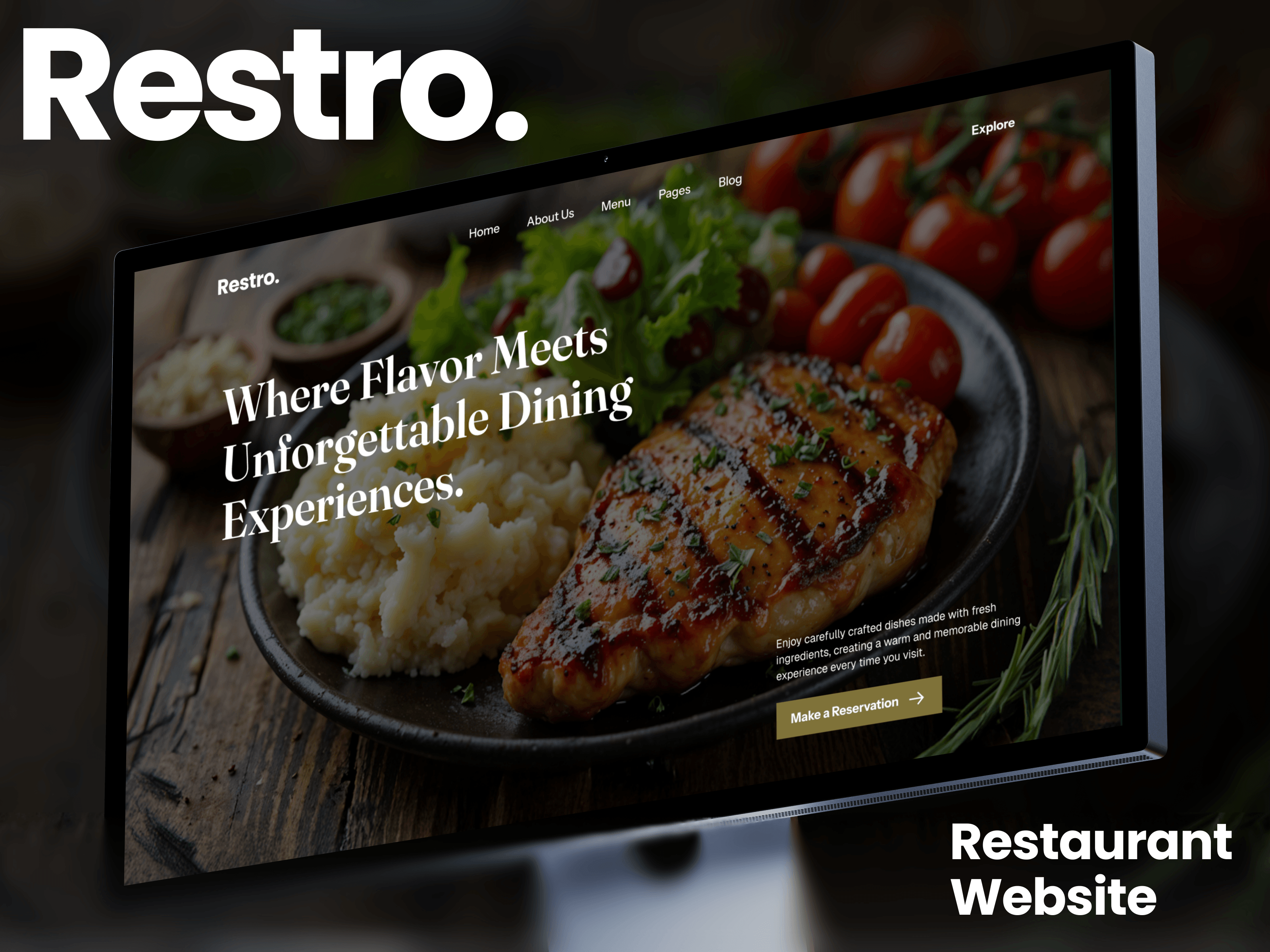 Take it Free Remix - https://framer.link/3XhOSkERestro has a hero for every meal a restaurant serves.Breakfast. Lunch. Dinner. Separate tabs, separate menus, on the homepage.Most restaurant templates show one menu and hope it covers the whole day. Restroo assumes a cafe at 8am and a bar at 9pm are two different businesses wearing the same address.A restaurant doesn't have one customer. It has three shifts of them.Design for the shift, not just the storefront.