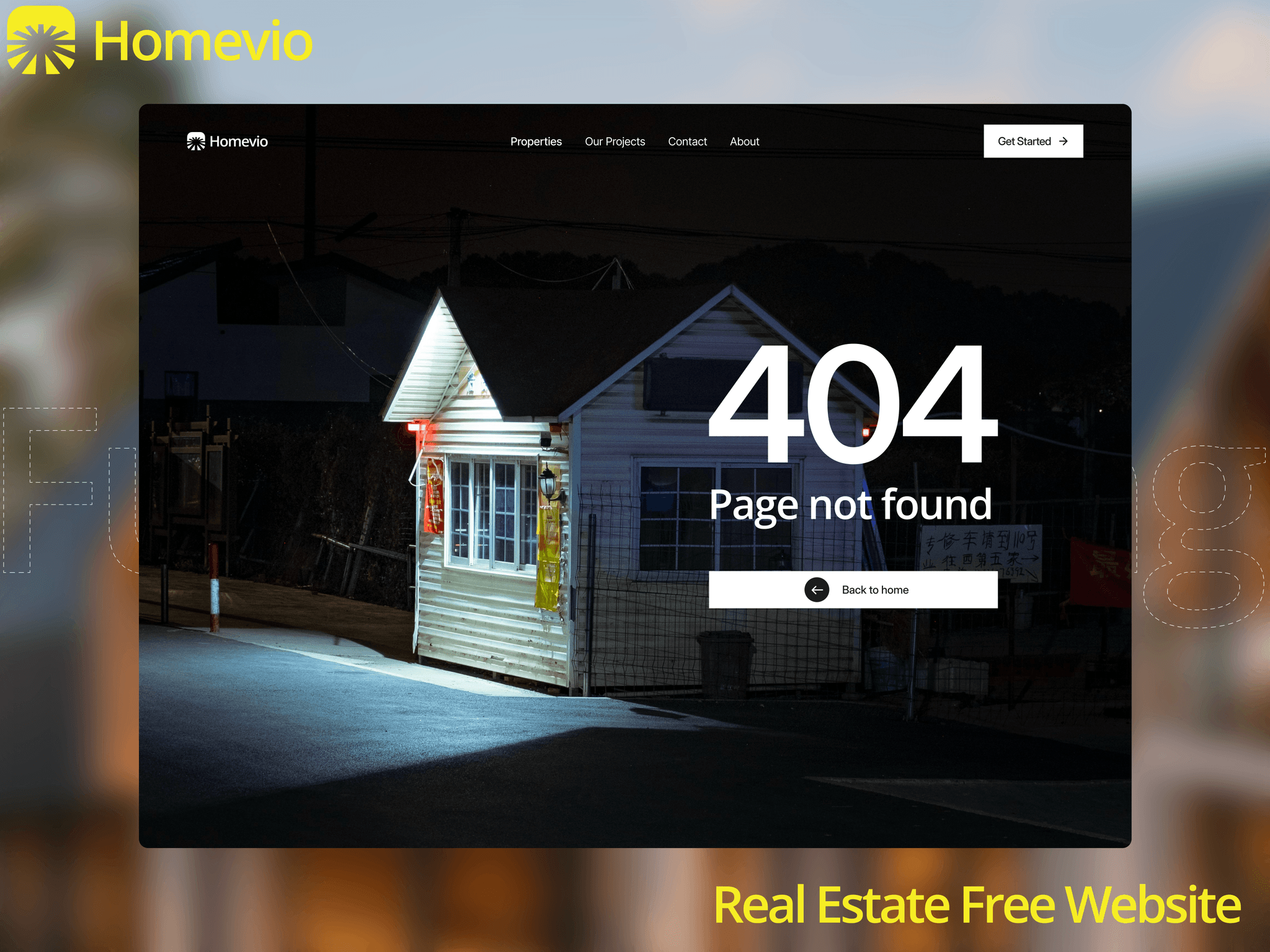 Homevio Website