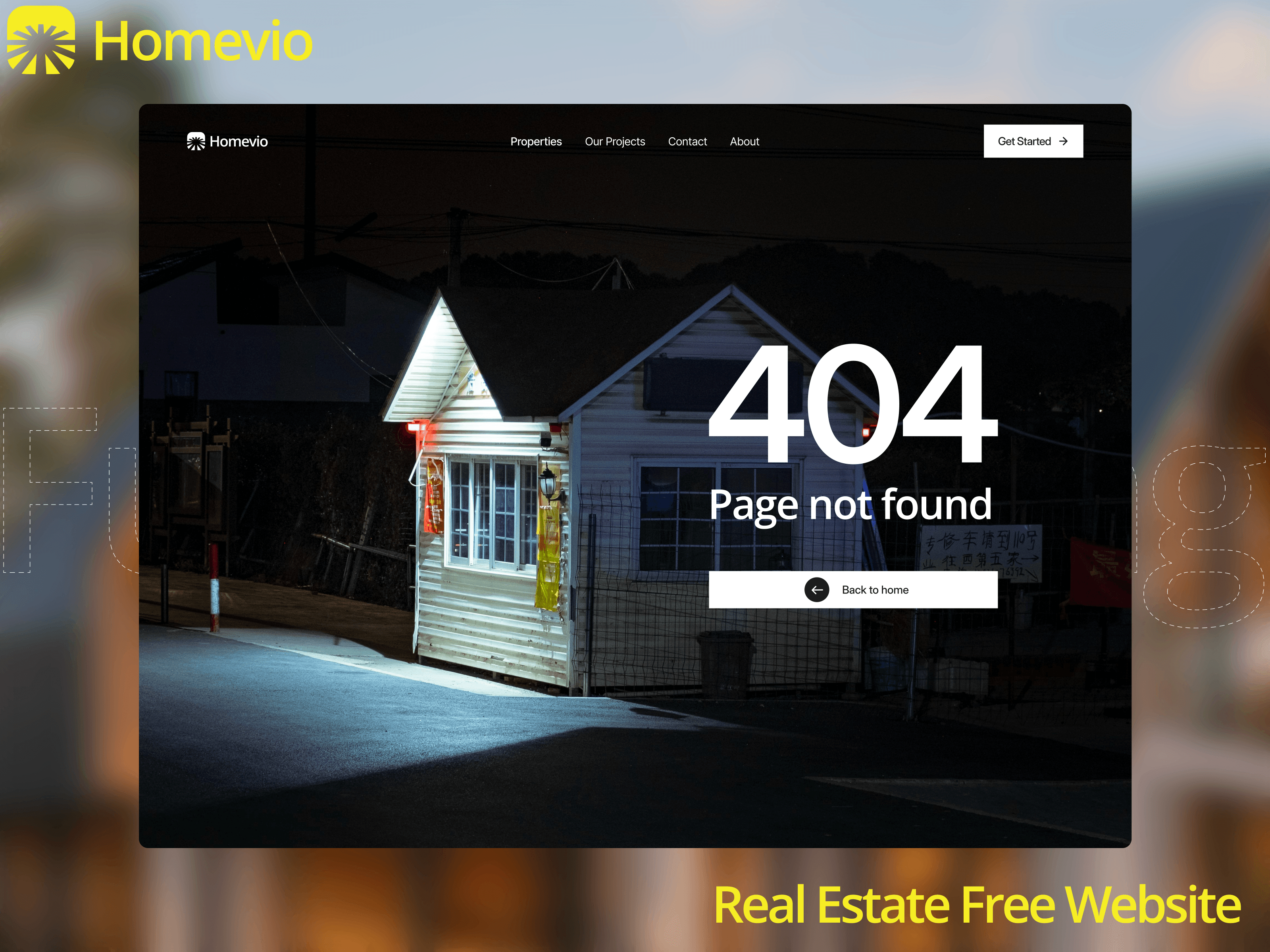 Homevio Website