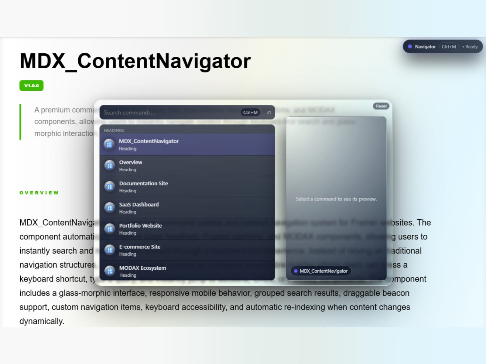 MDX_ContentNavigator