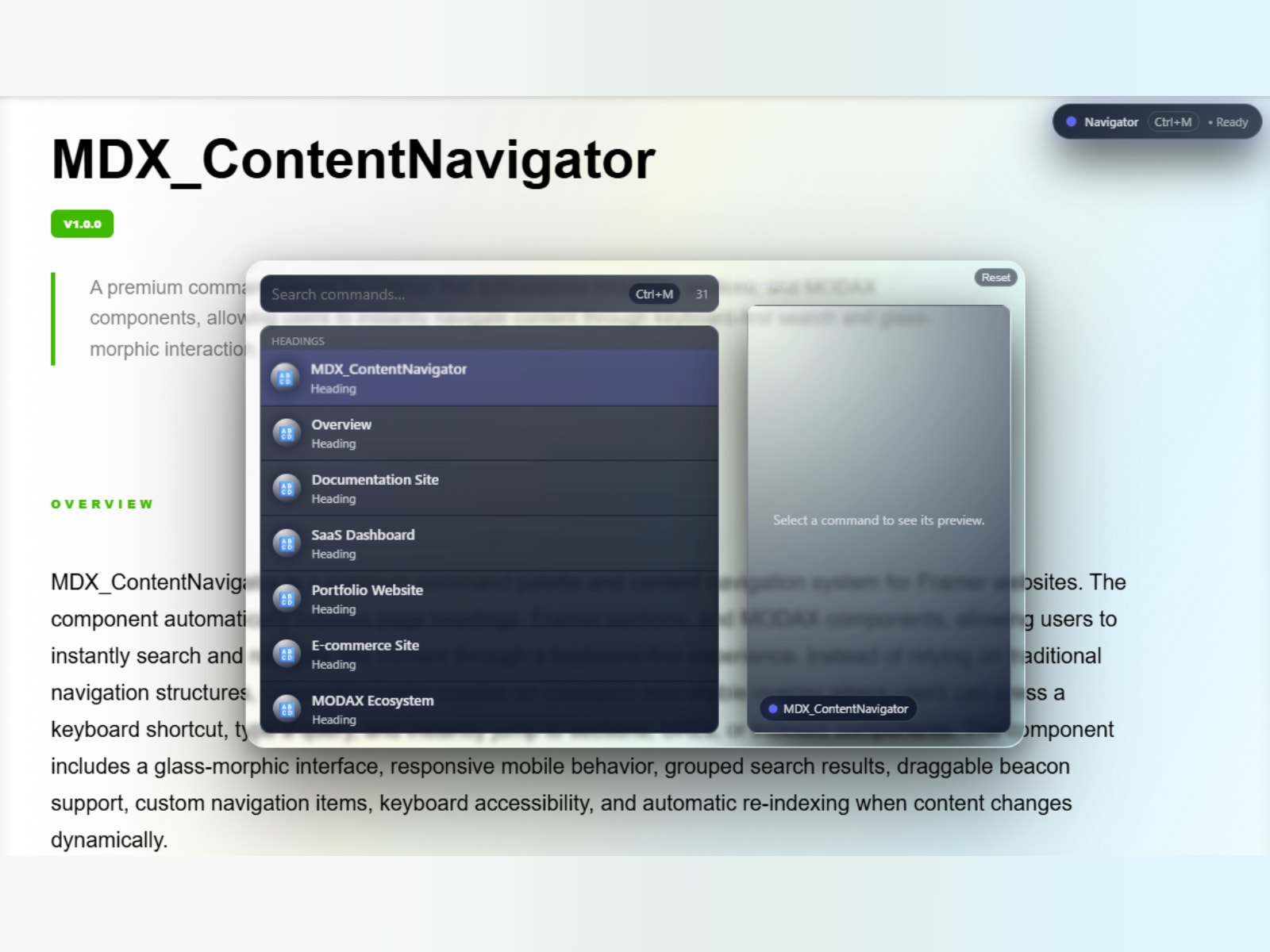 MDX_ContentNavigator