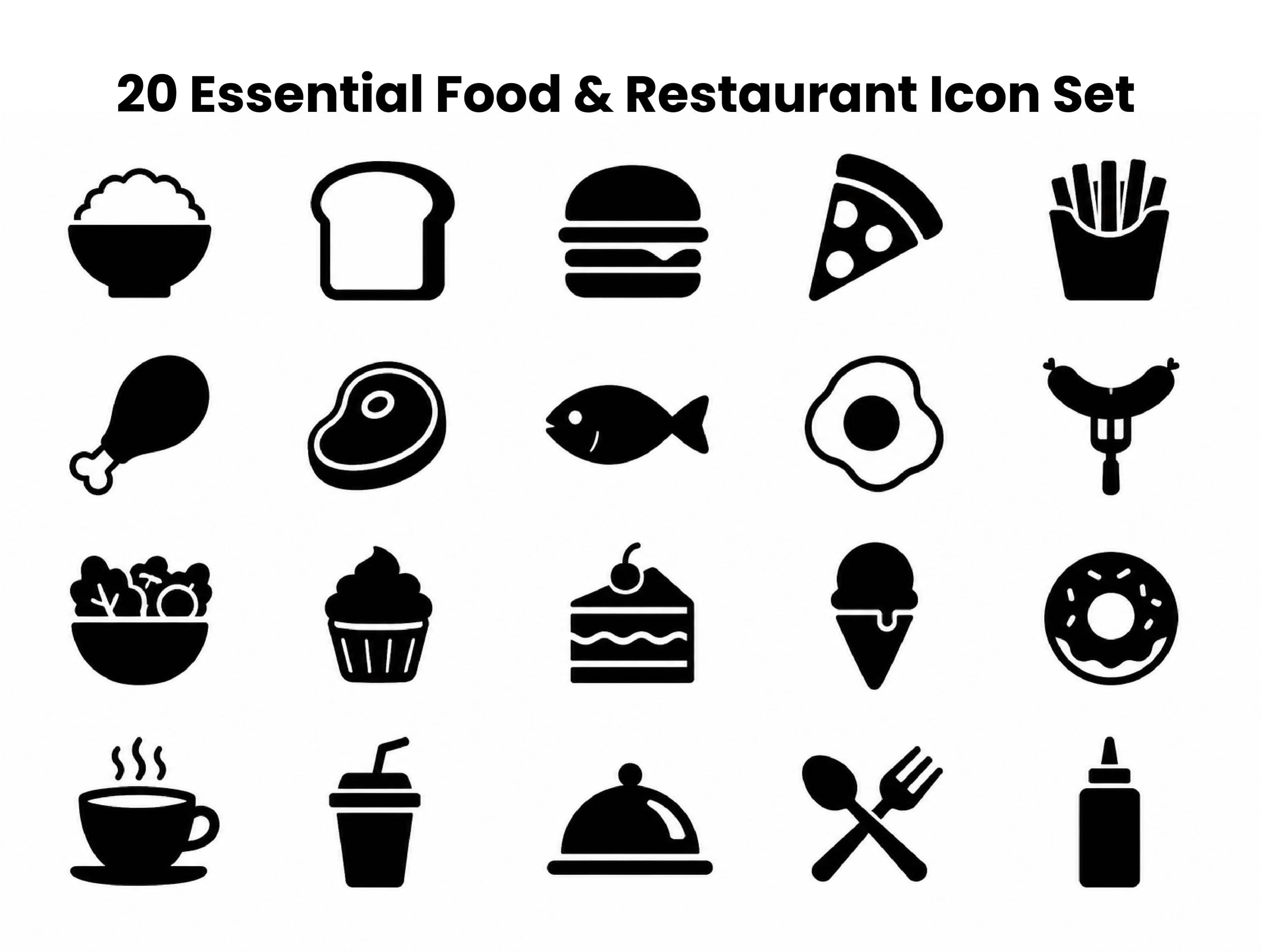 Food Icon Set