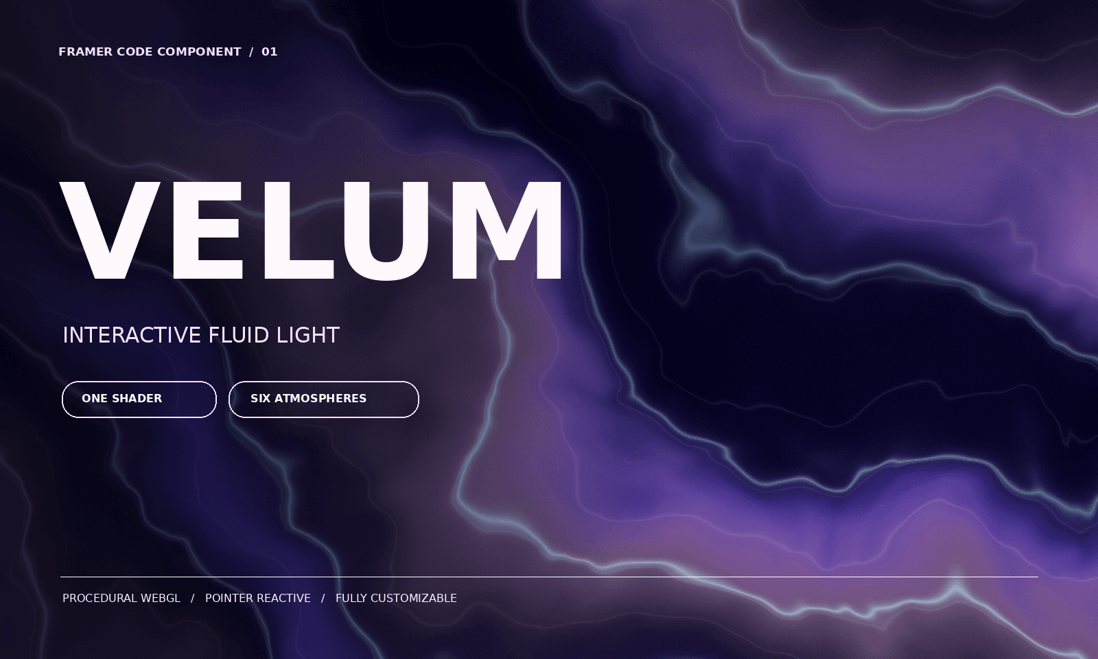VELUM — Fluid Light