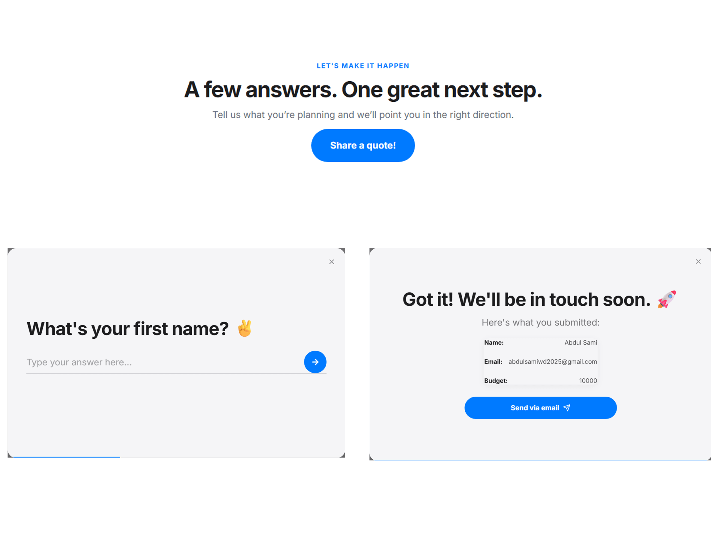 SmoothTalk Form