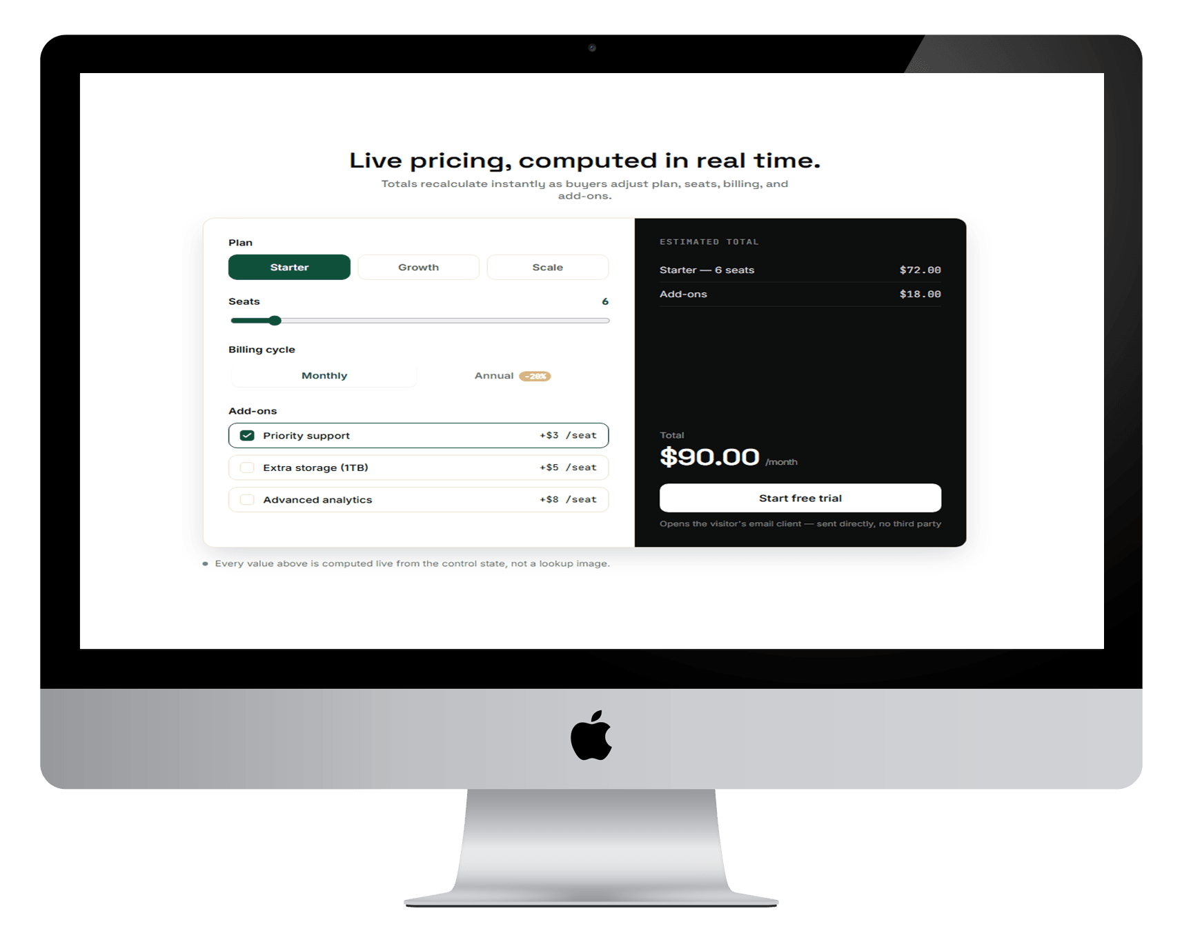 Pricing Calc